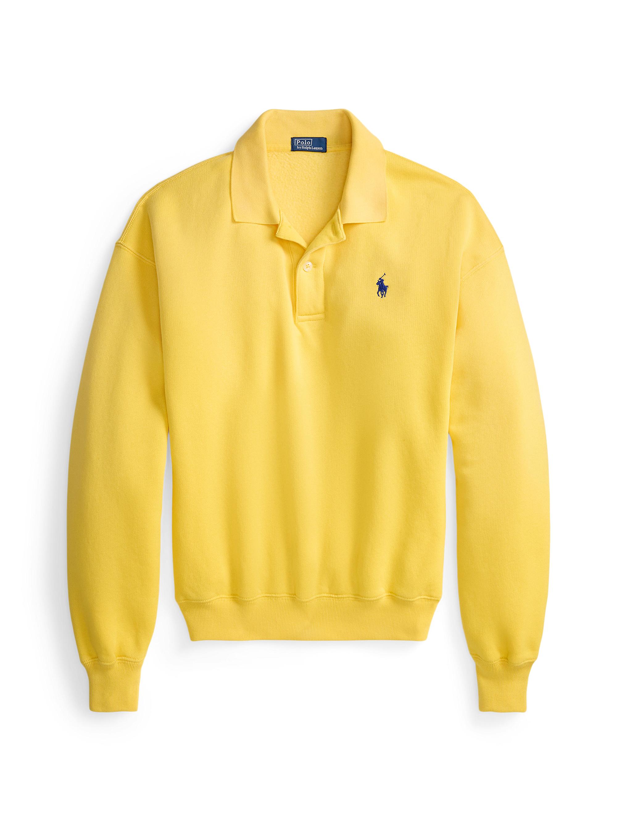 Polo Ralph Lauren Cotton-Blend Polo Sweatshirt | Saks Fifth Avenue