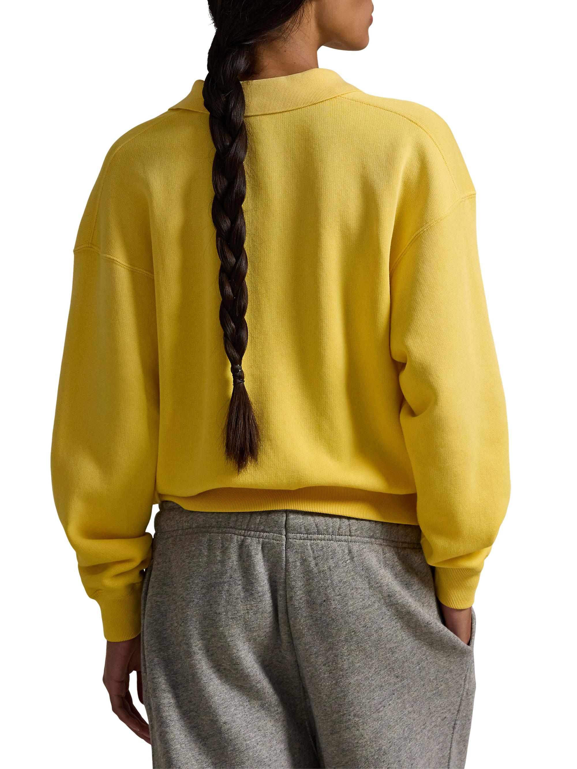 Polo Ralph Lauren Cotton-Blend Polo Sweatshirt | Saks Fifth Avenue