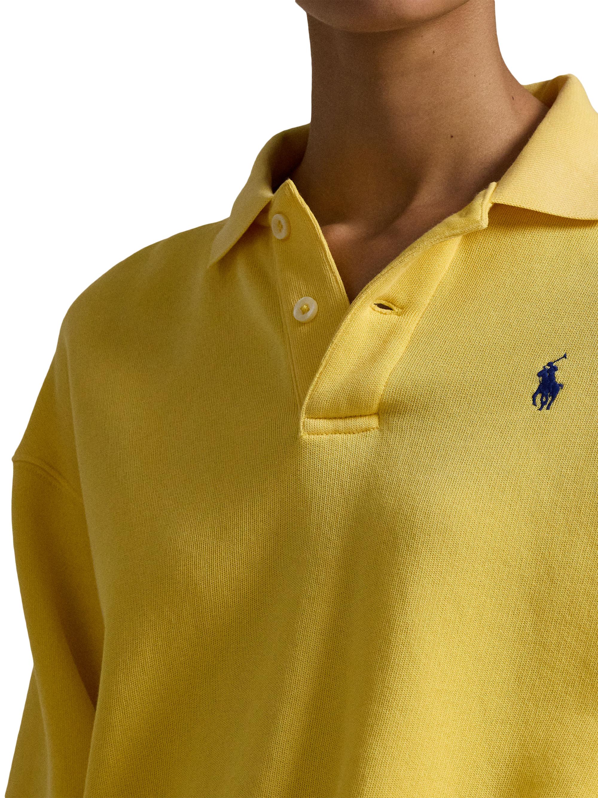 Polo Ralph Lauren Cotton-Blend Polo Sweatshirt | Saks Fifth Avenue