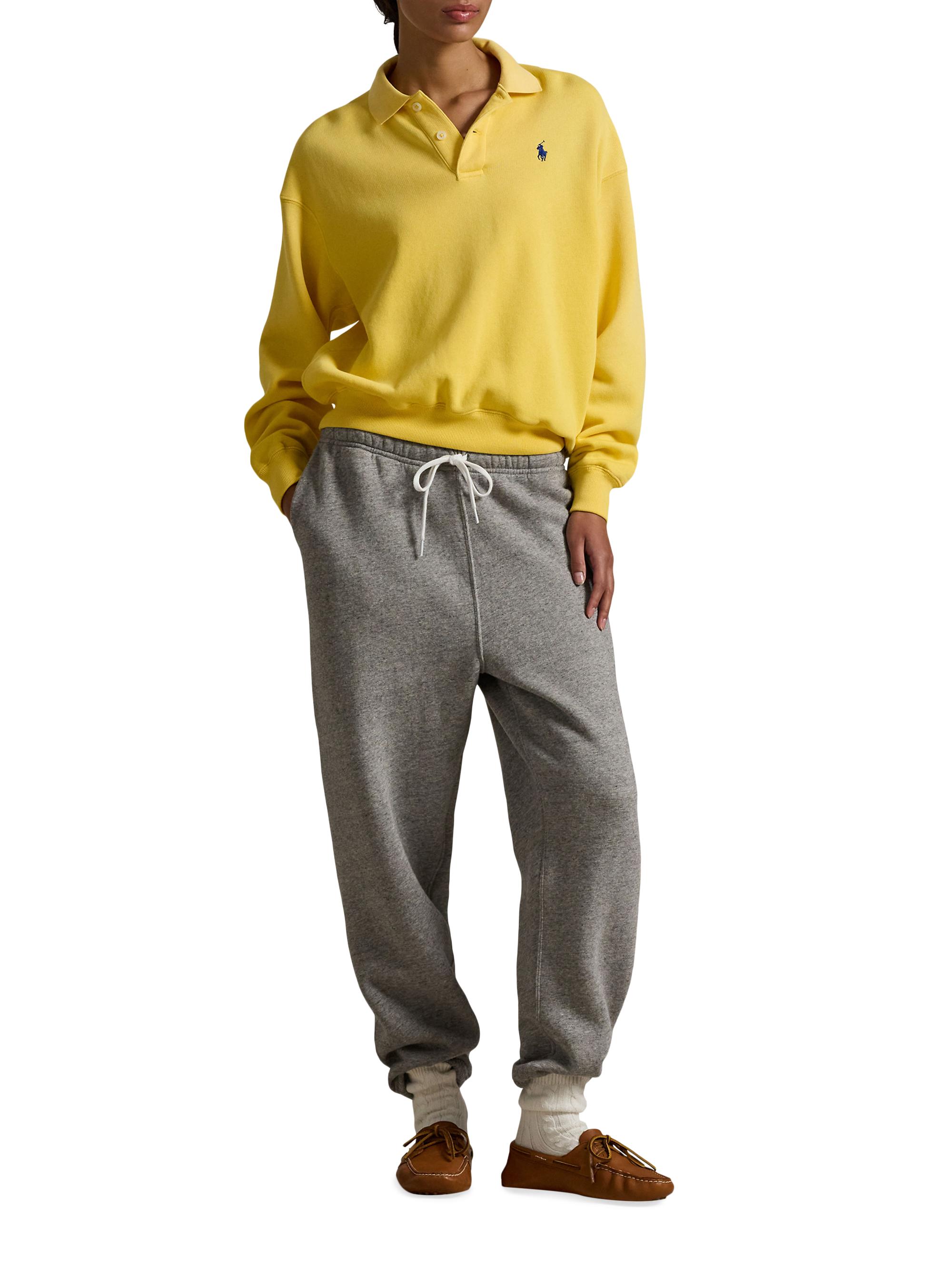 Polo Ralph Lauren Cotton-Blend Polo Sweatshirt | Saks Fifth Avenue