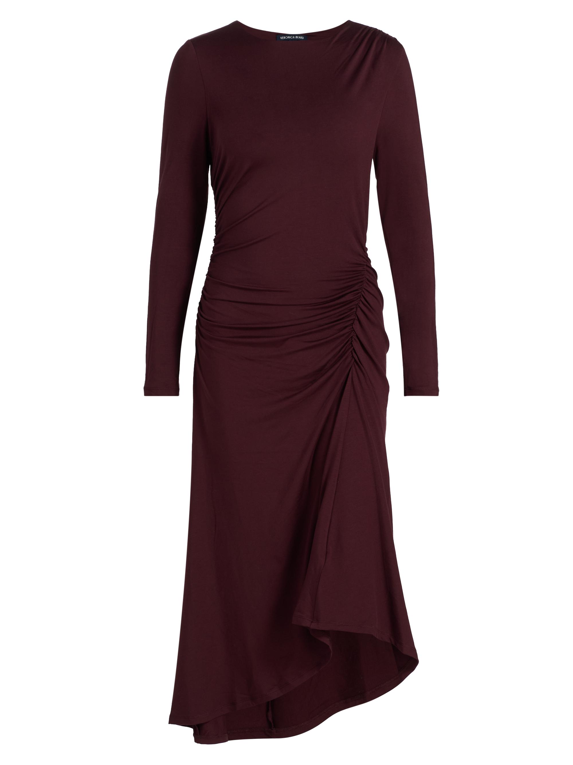 chinese dress ladies Veronica Beard Women's Bolade Silk Paisley Tiered Minidress - Black Multi