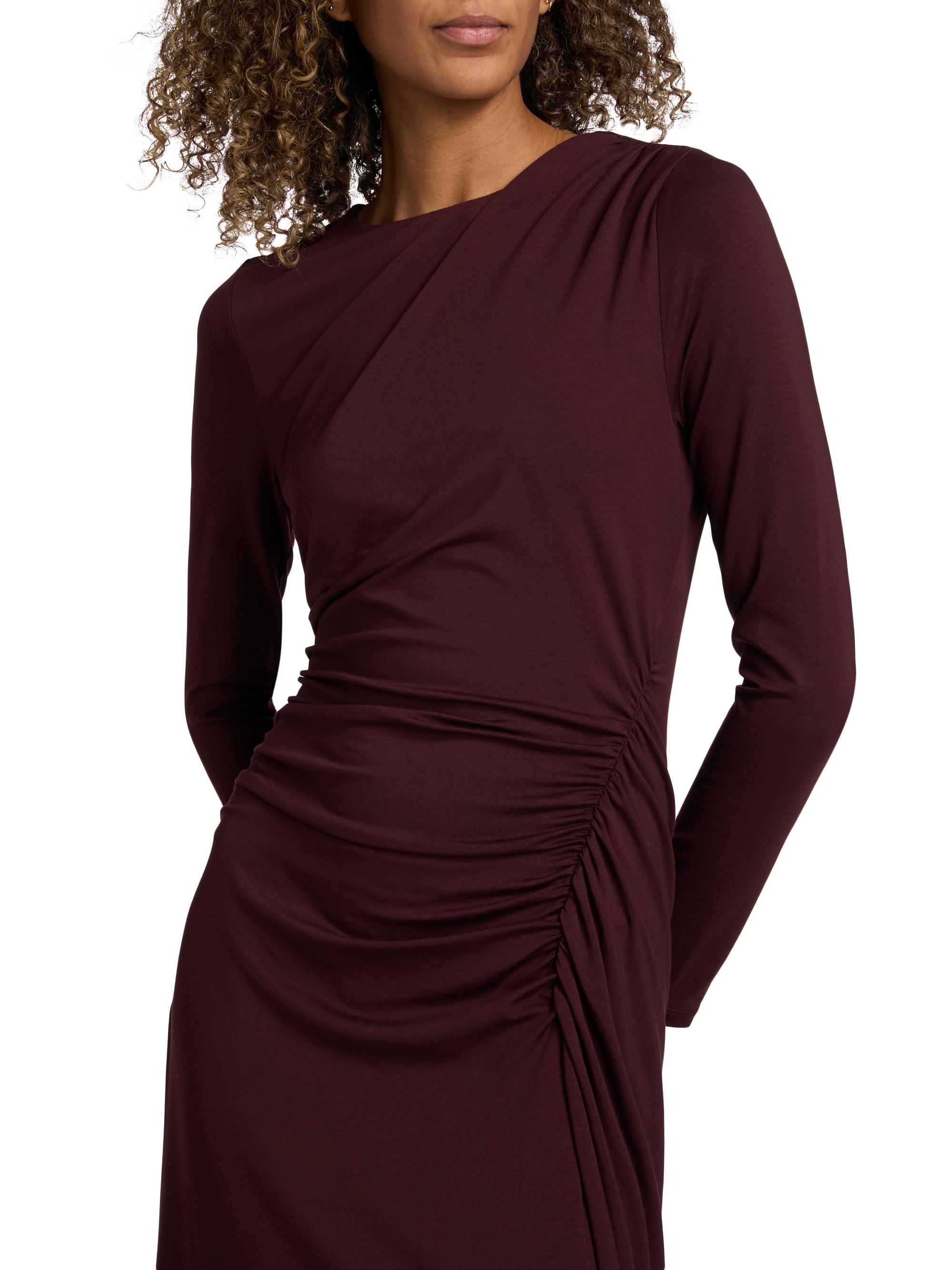 Veronica Beard Theodora Jersey Ruched Midi-Dress | Saks Fifth Avenue