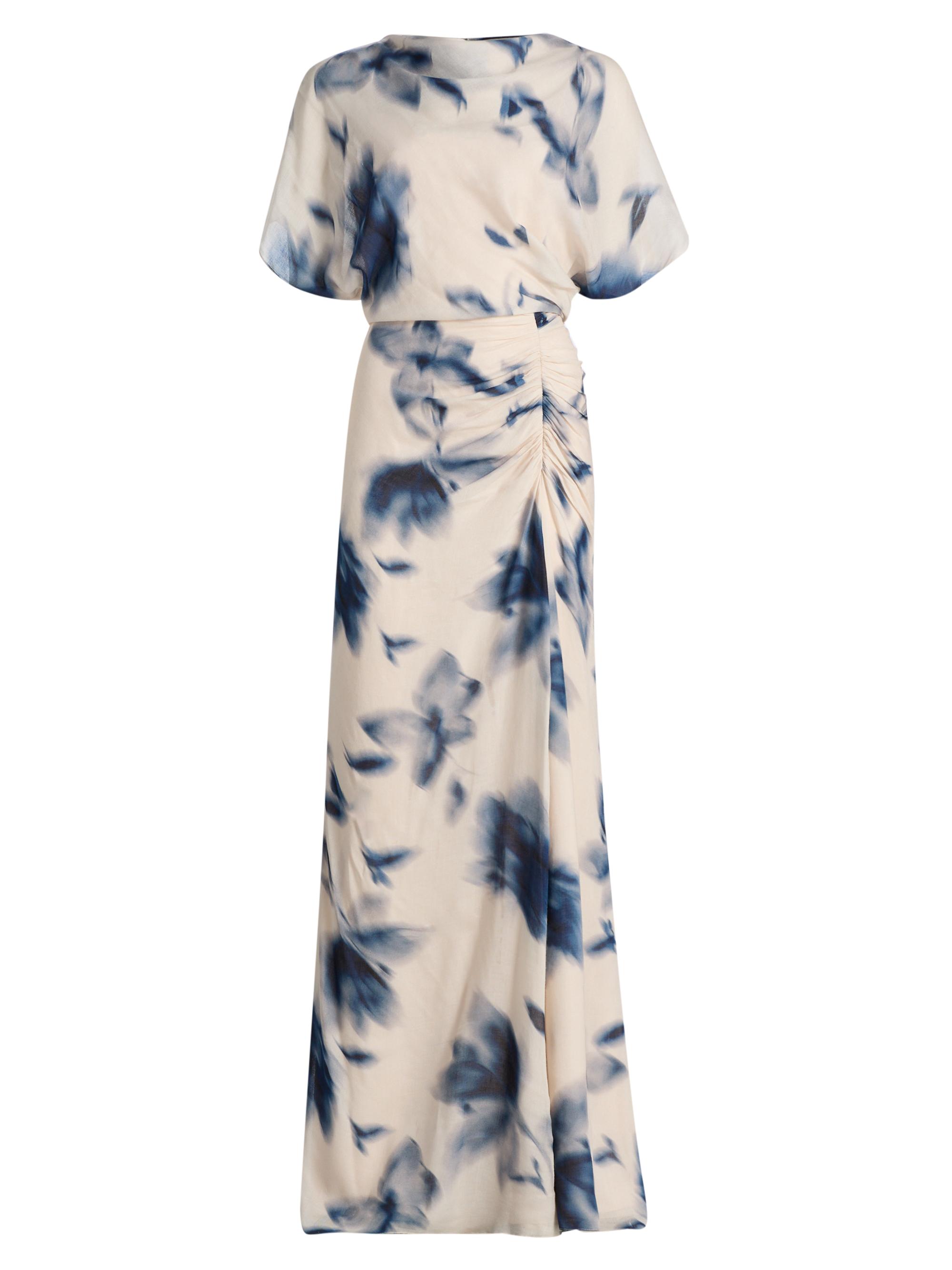 tie back halter maxi dress Tier to Stay Tiered Tie-Back Halter Maxi Dress Taupe / M main image 0