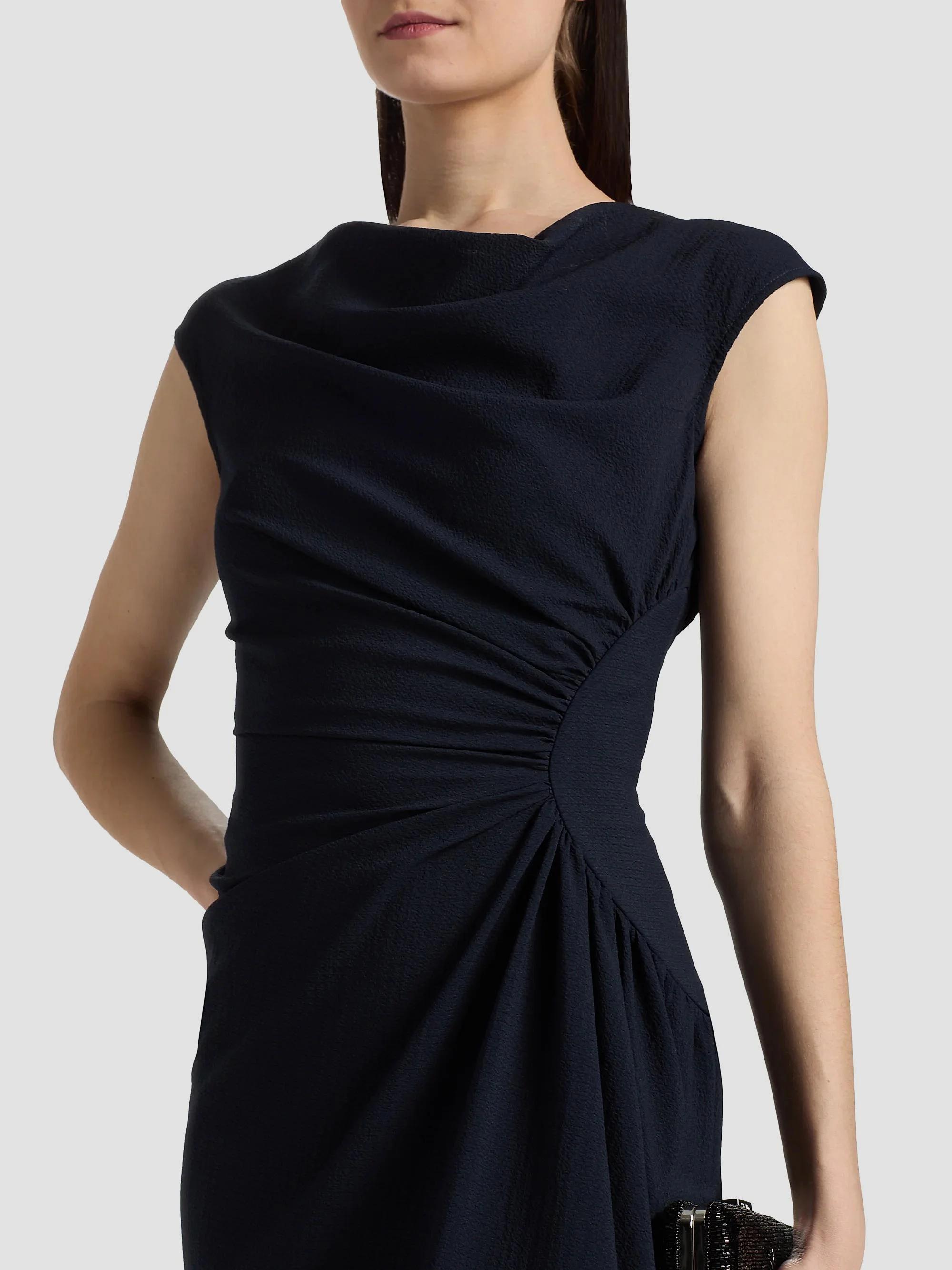 Amsale Pinched Jersey A-Line Gown | Saks Fifth Avenue