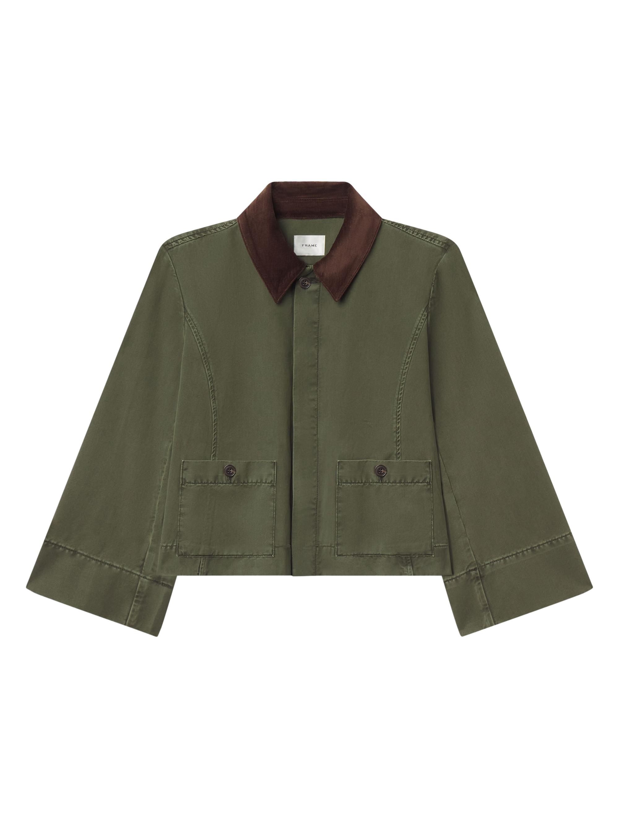 FRAME Women's The Mini Swing Jacket - Military Green