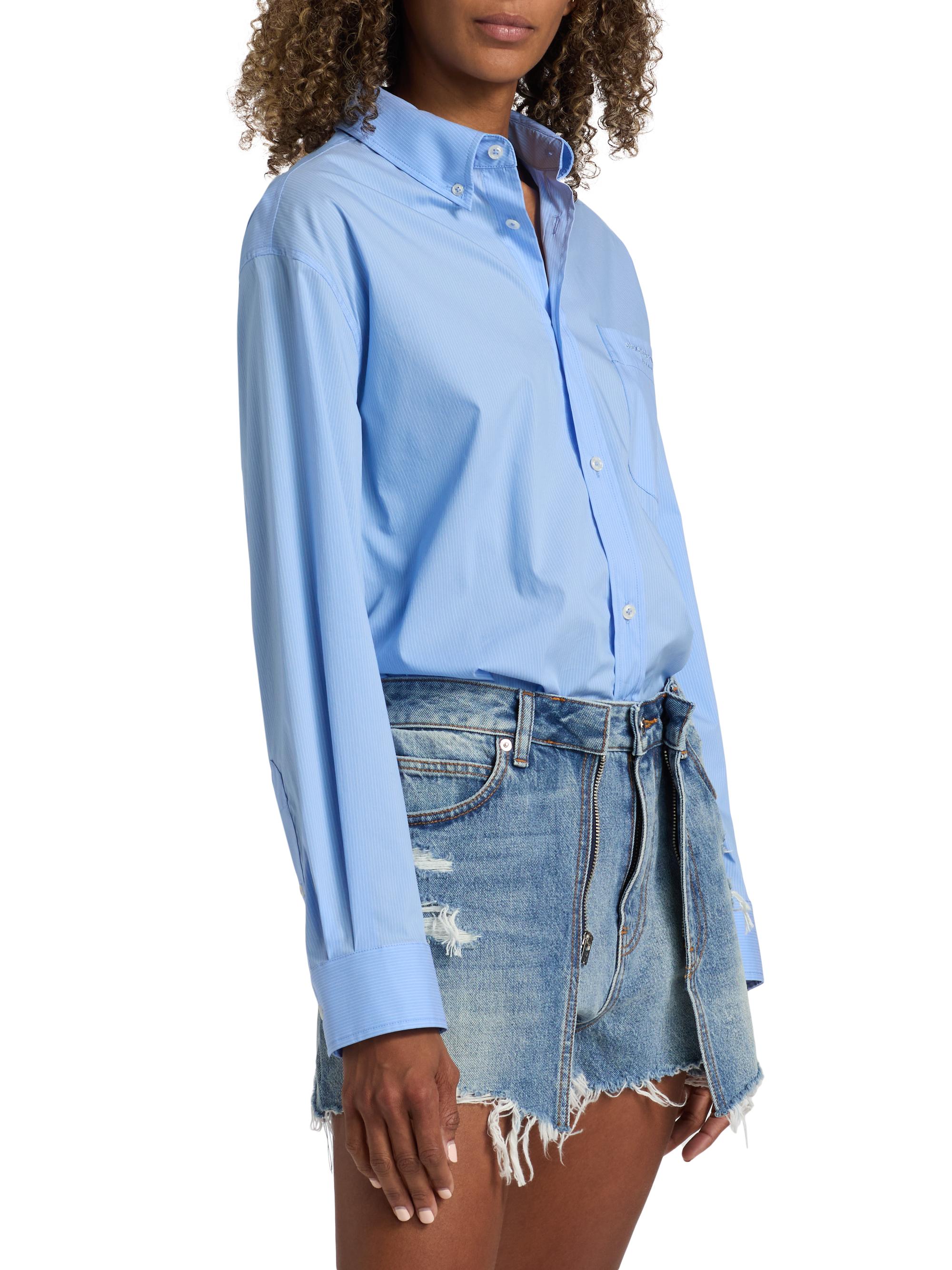Alexander Wang Pre-Styled Button-Front Skort Romper | Saks Fifth