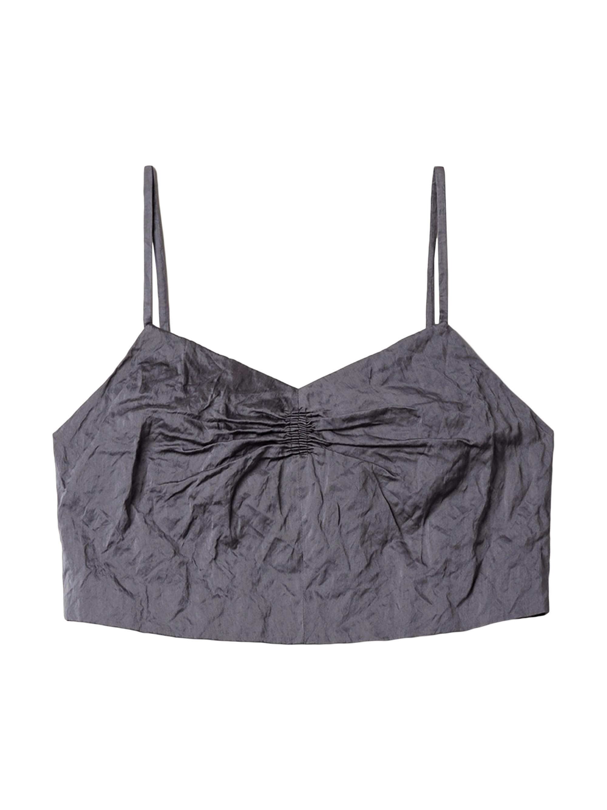 Miu Miu Women's Duchesse Top - Grey