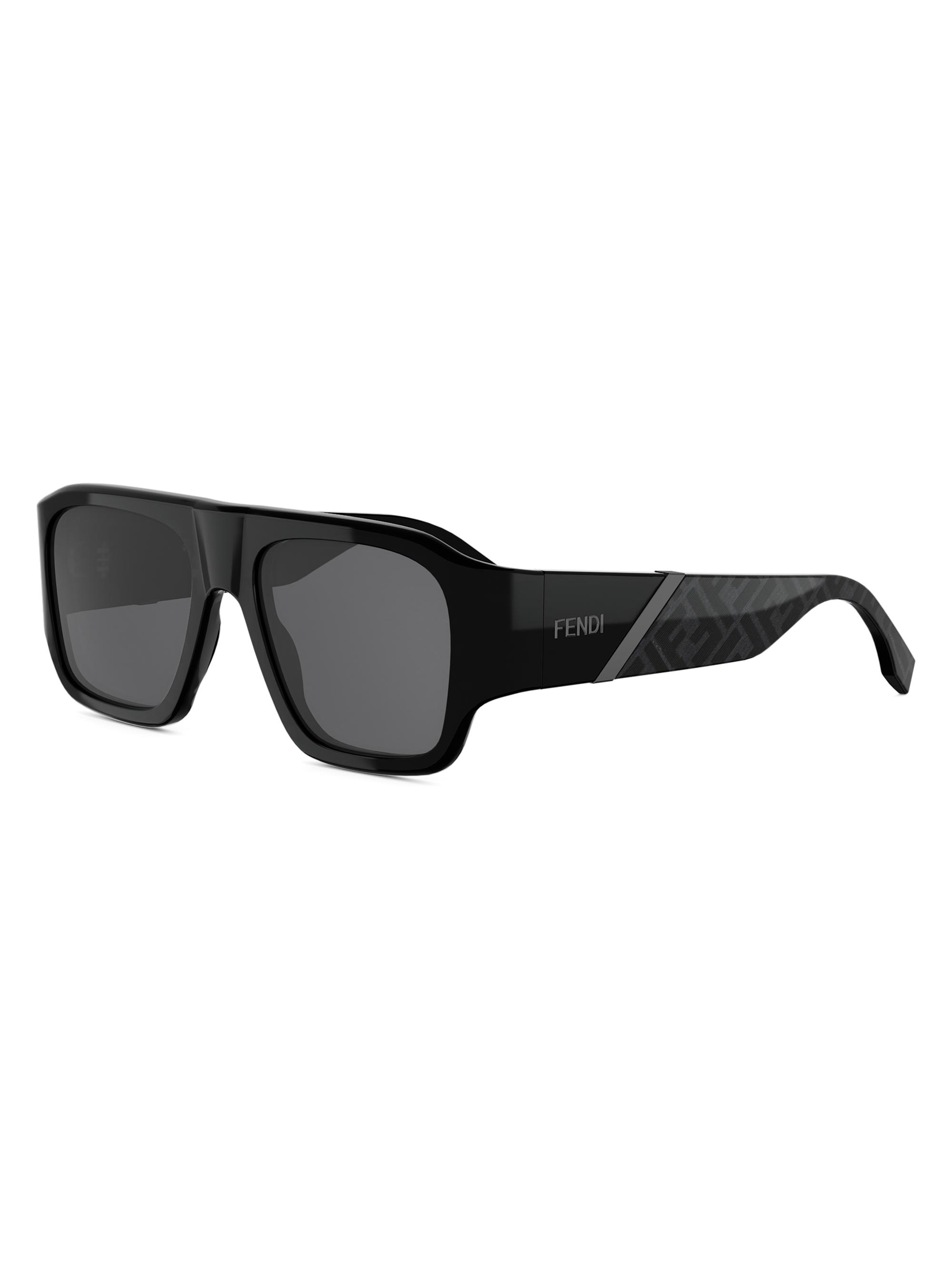 FENDI サングラス Fendi Fendi Diagonal 54MM Rectangular Sunglasses | Saks Fifth Avenue