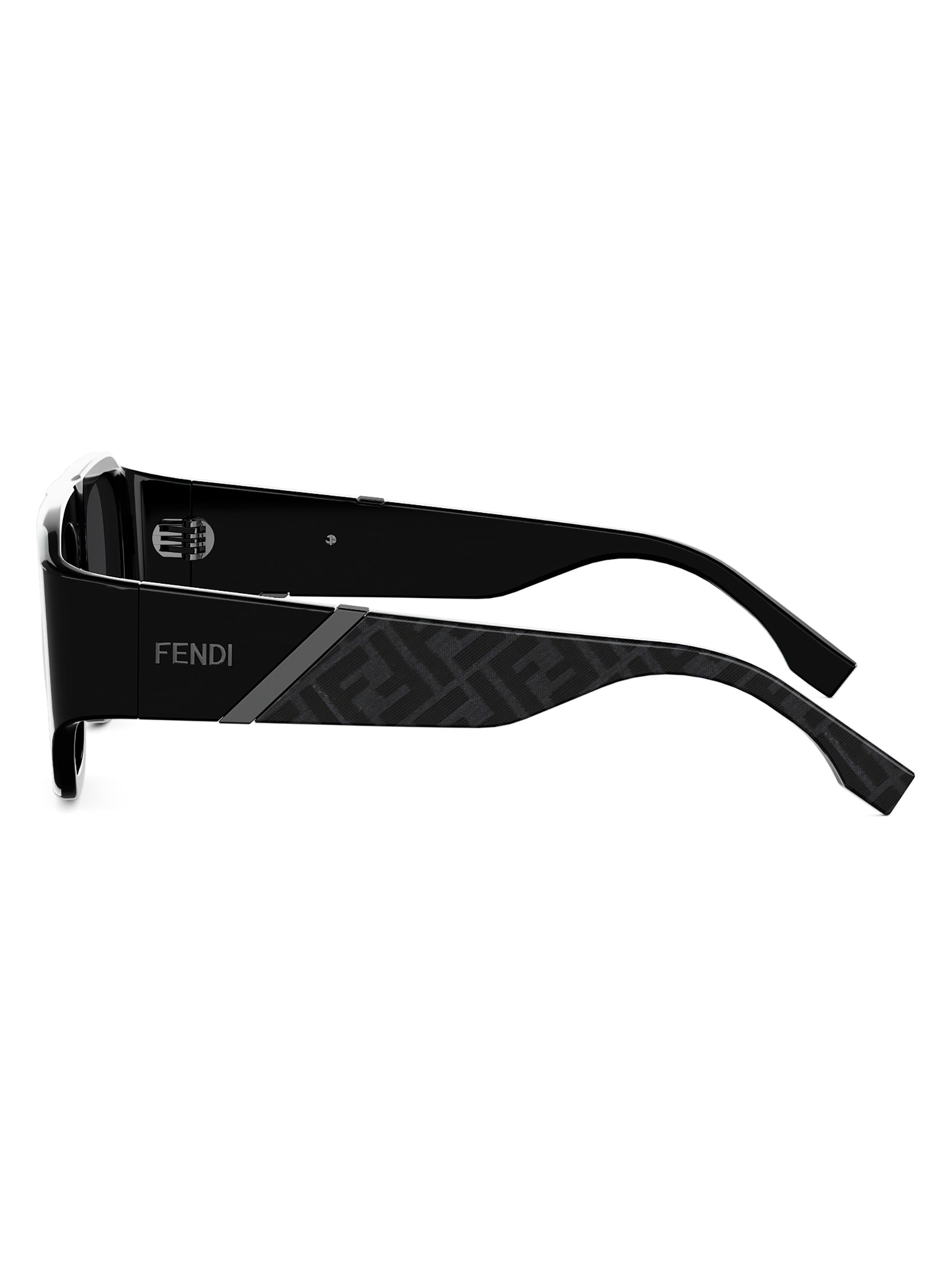 Fendi Diagonal 54MM Square Sunglasses | Saks Fifth Avenue