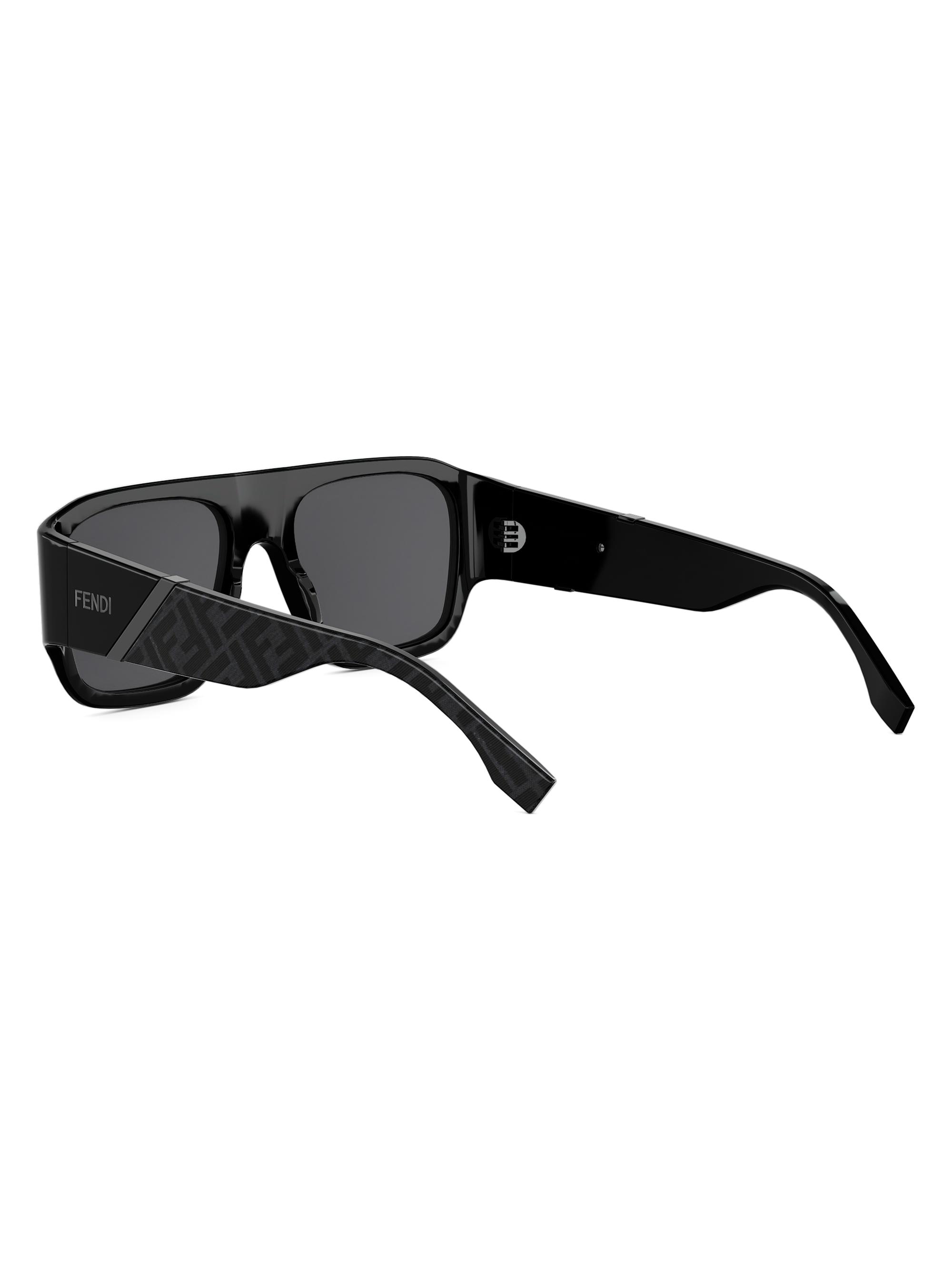 Fendi Diagonal 54MM Square Sunglasses | Saks Fifth Avenue