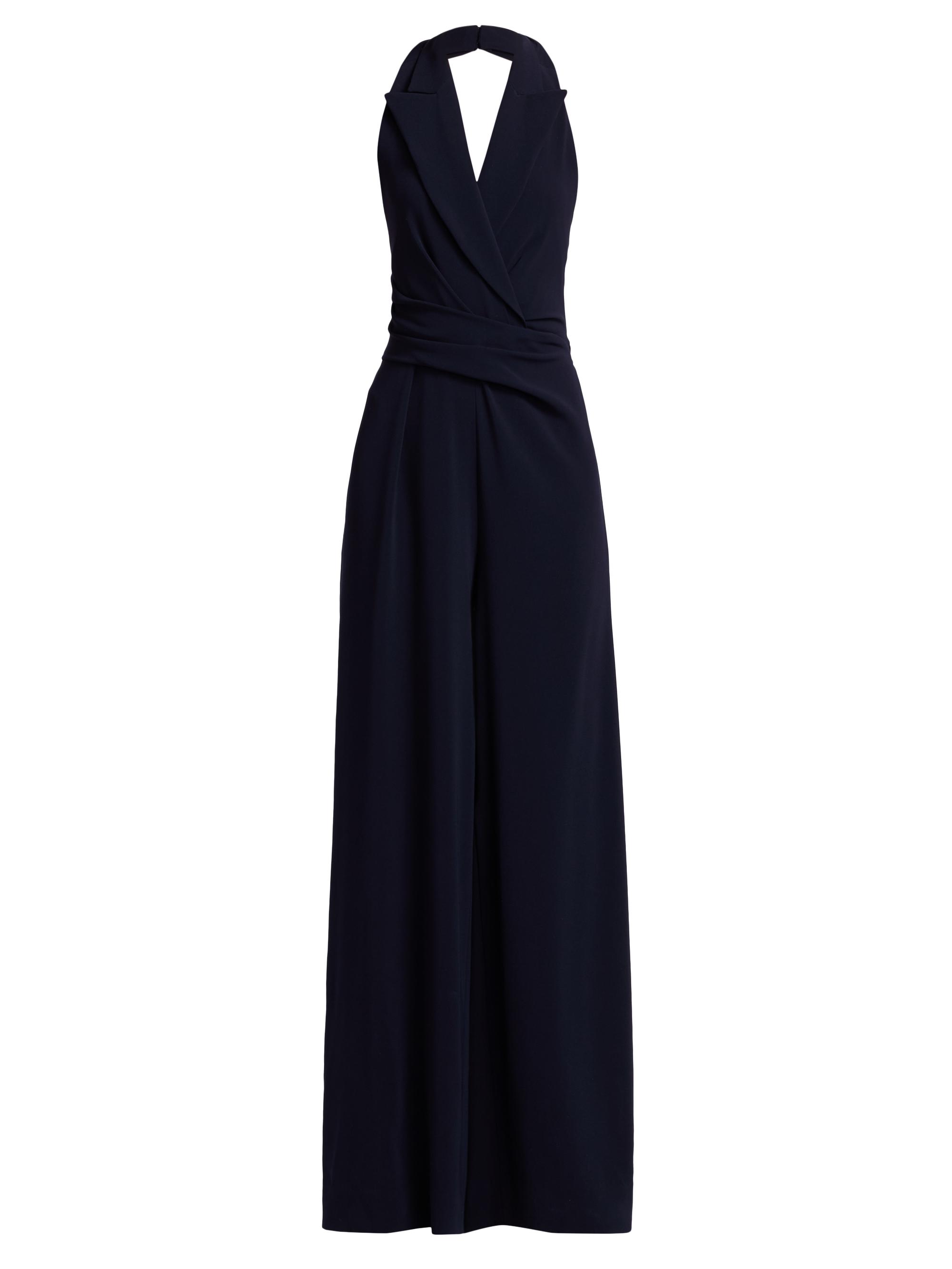Halston Ignacia Crepe Cape Jumpsuit | Saks Fifth Avenue