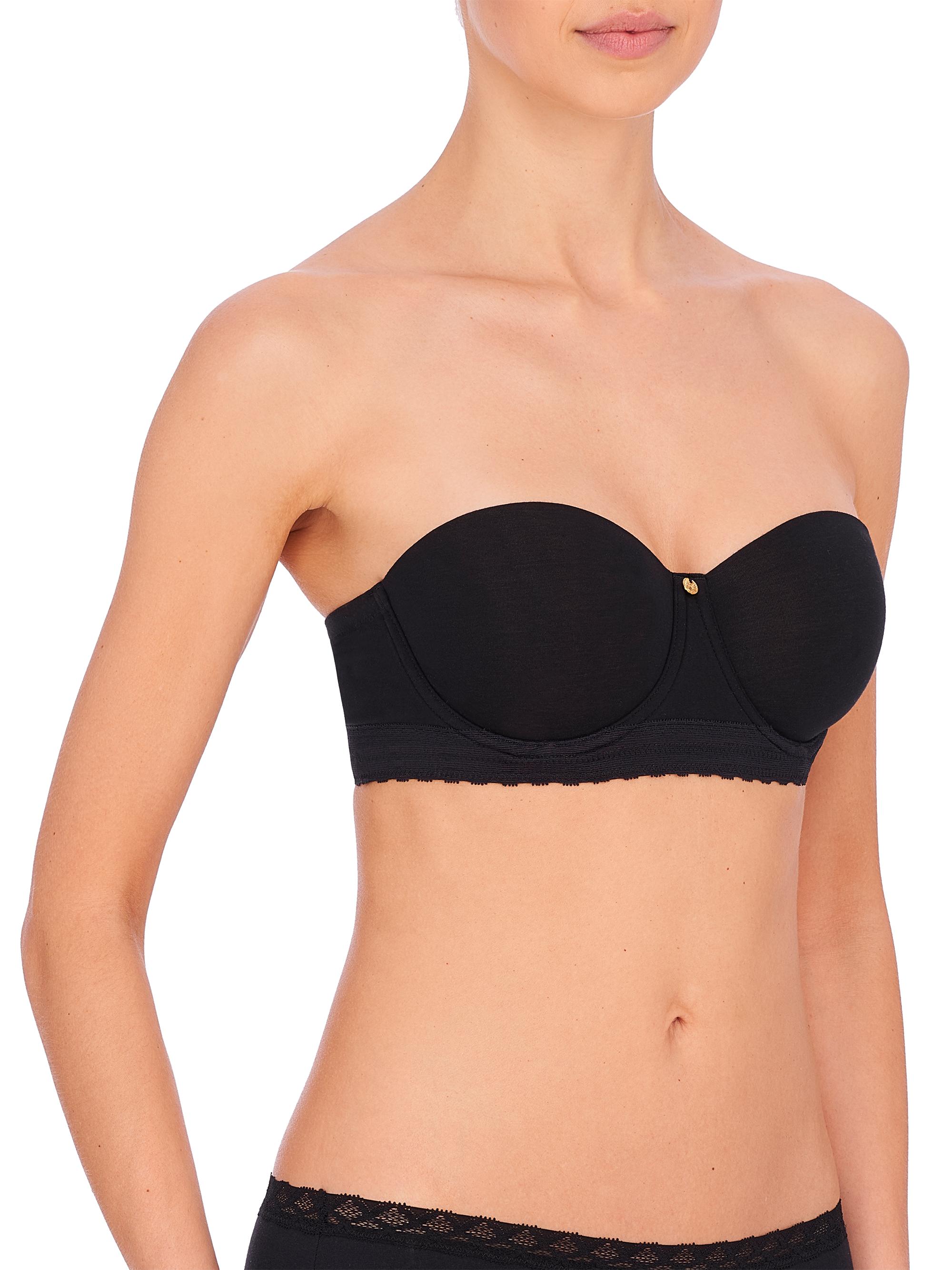 Natori Women's Truly Smooth Longline Strapless Bra - Black | Thumbnail 2