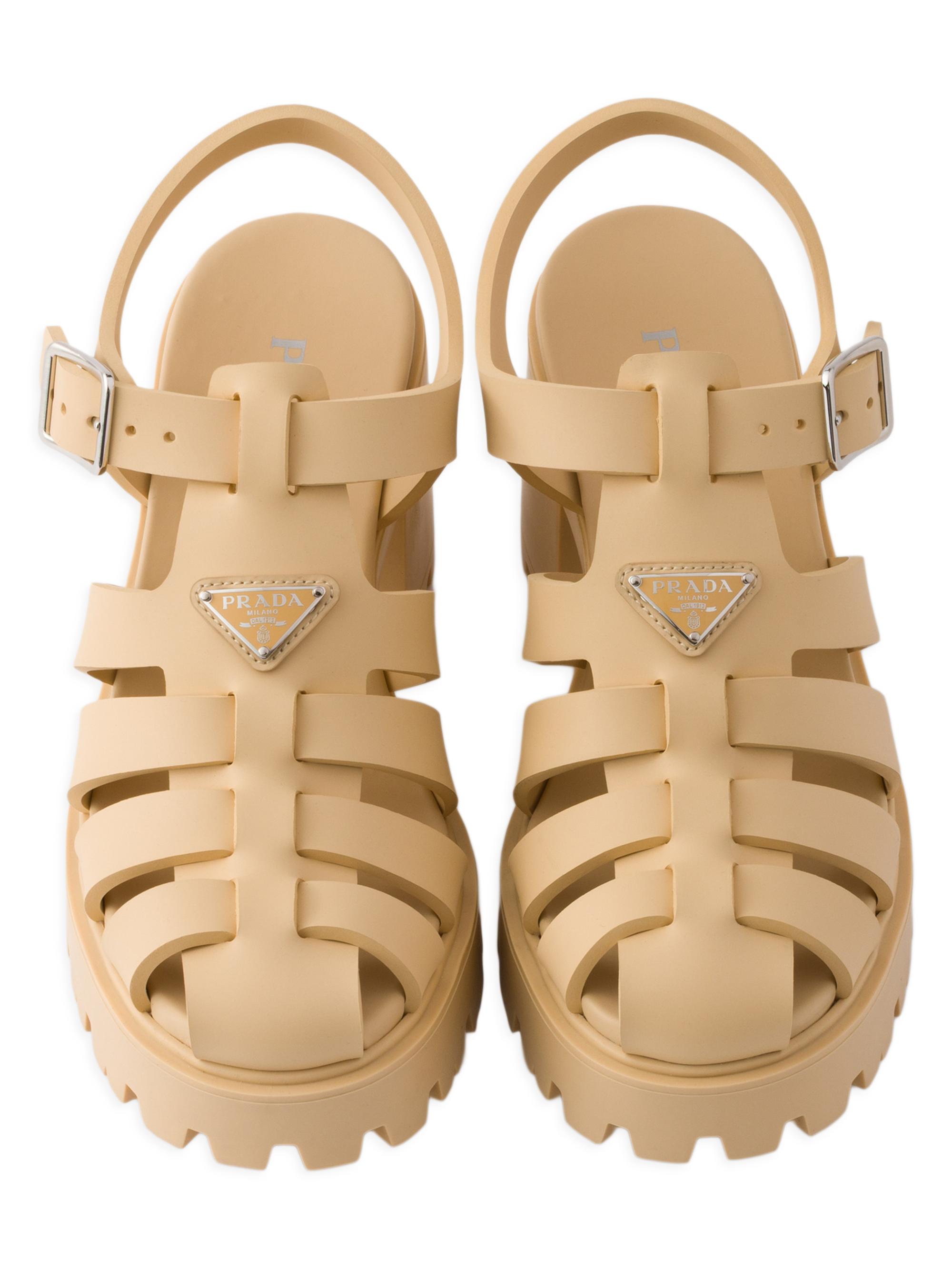 Prada Rubber Platform Sandals | Saks Fifth Avenue