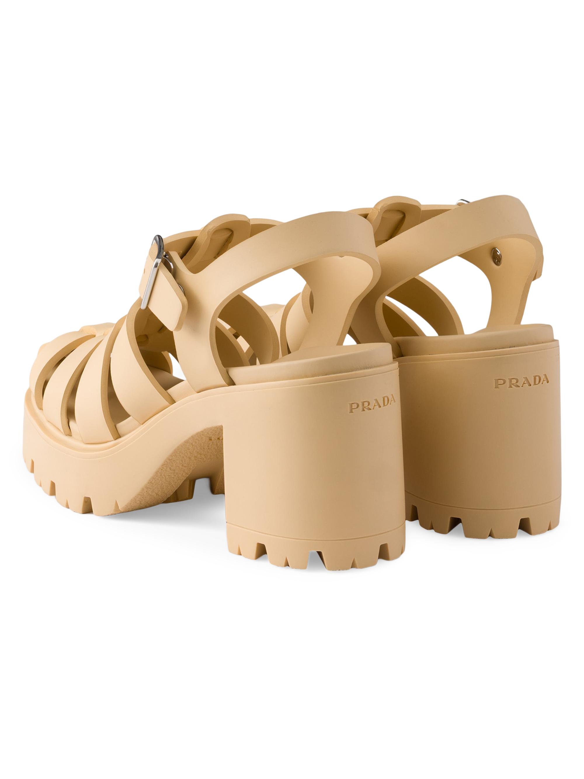 Prada Rubber Platform Sandals | Saks Fifth Avenue