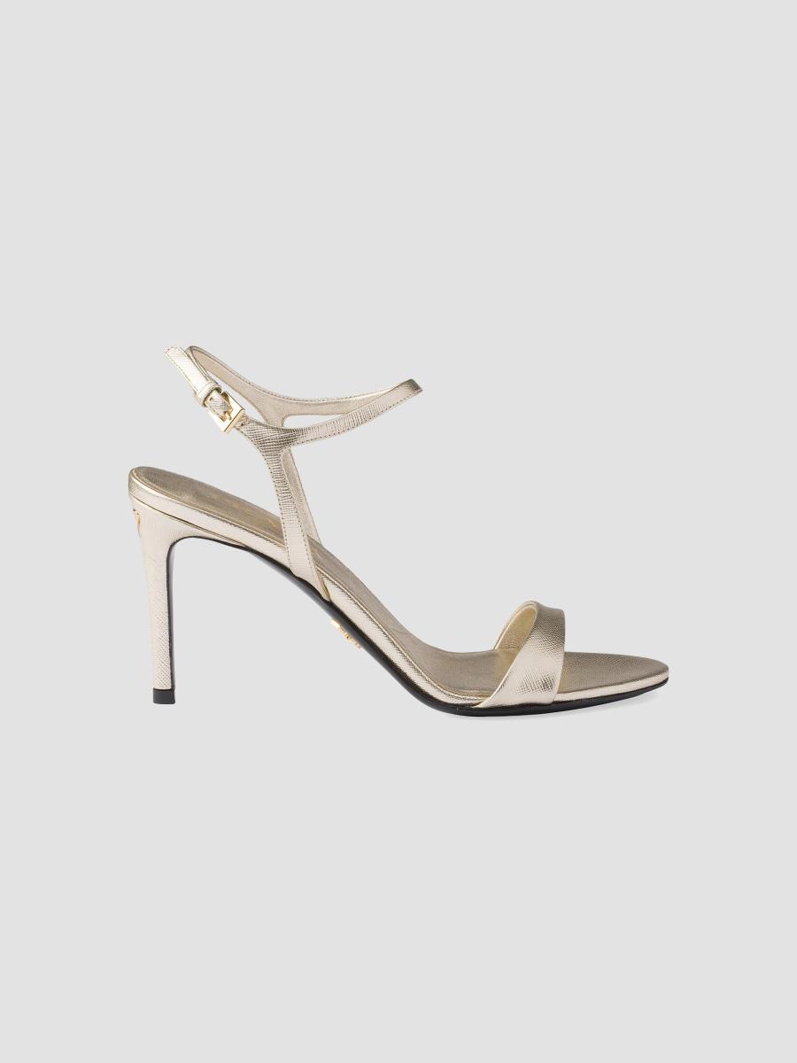 Prada Saffiano Leather Sandals | Saks Fifth Avenue