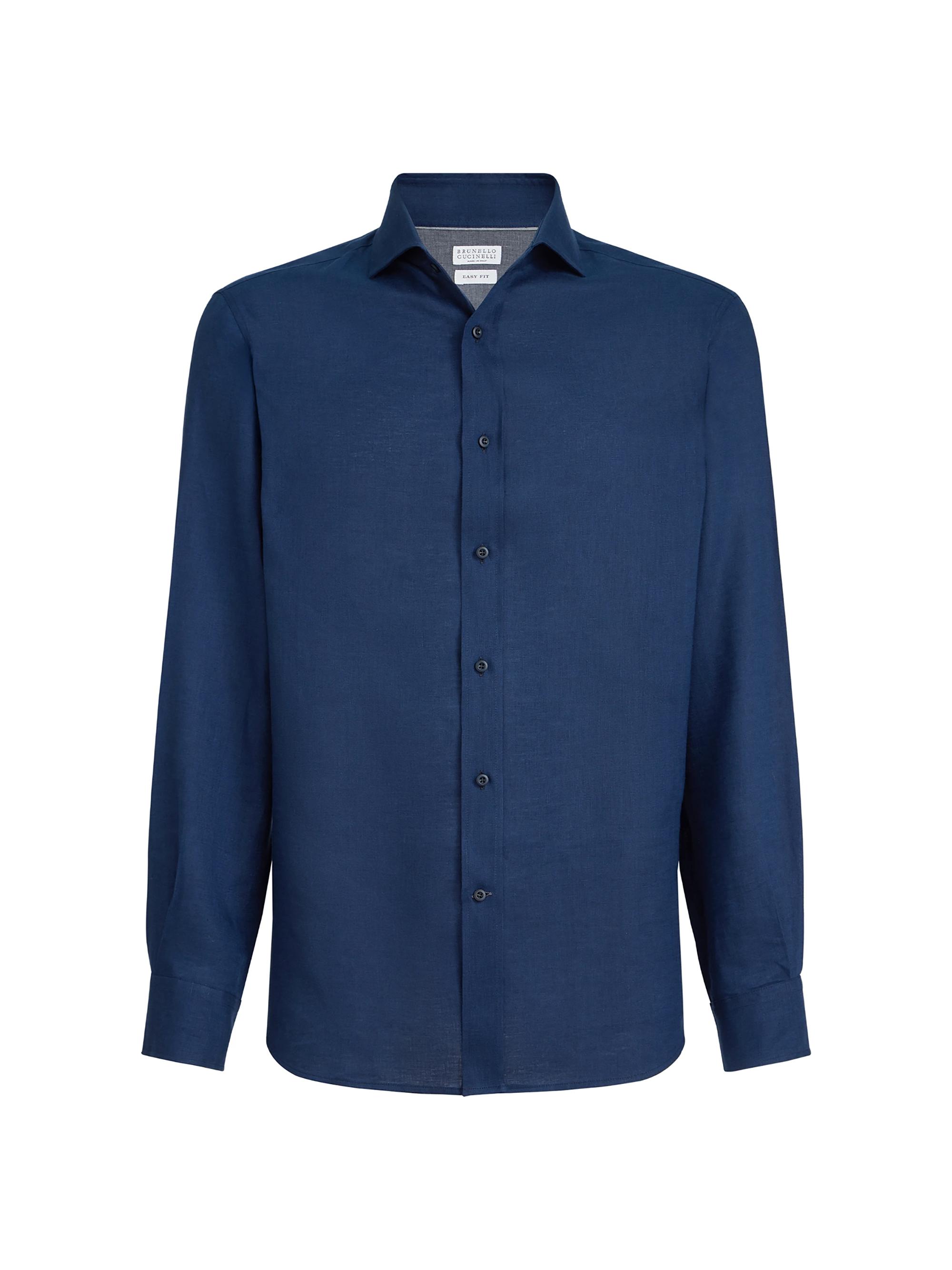 Brunello Cucinelli Linen and Cotton Mélange Jersey Shirt | Saks