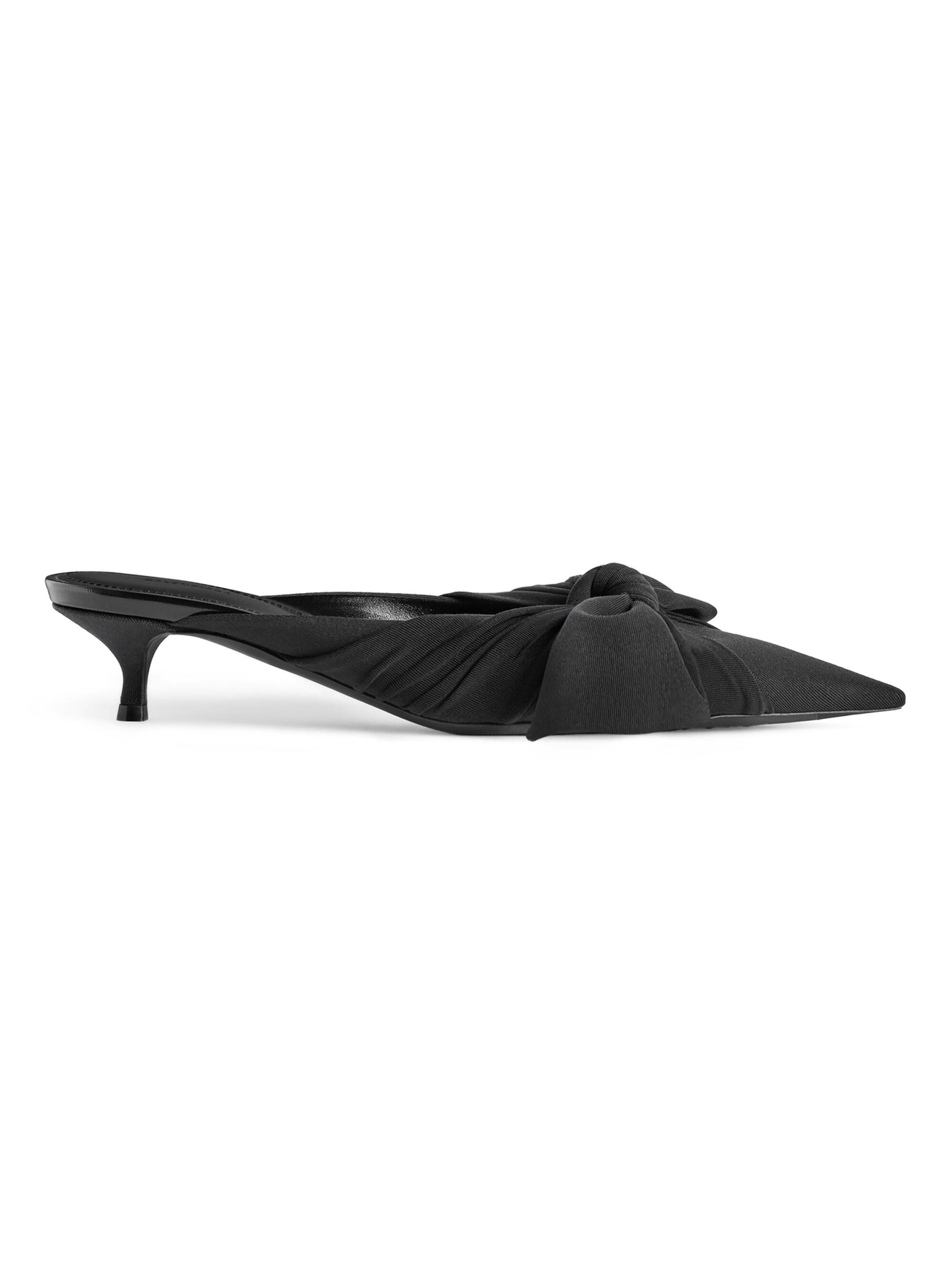 Balenciaga Knife Bow 40MM Mule Heels | Saks Fifth Avenue