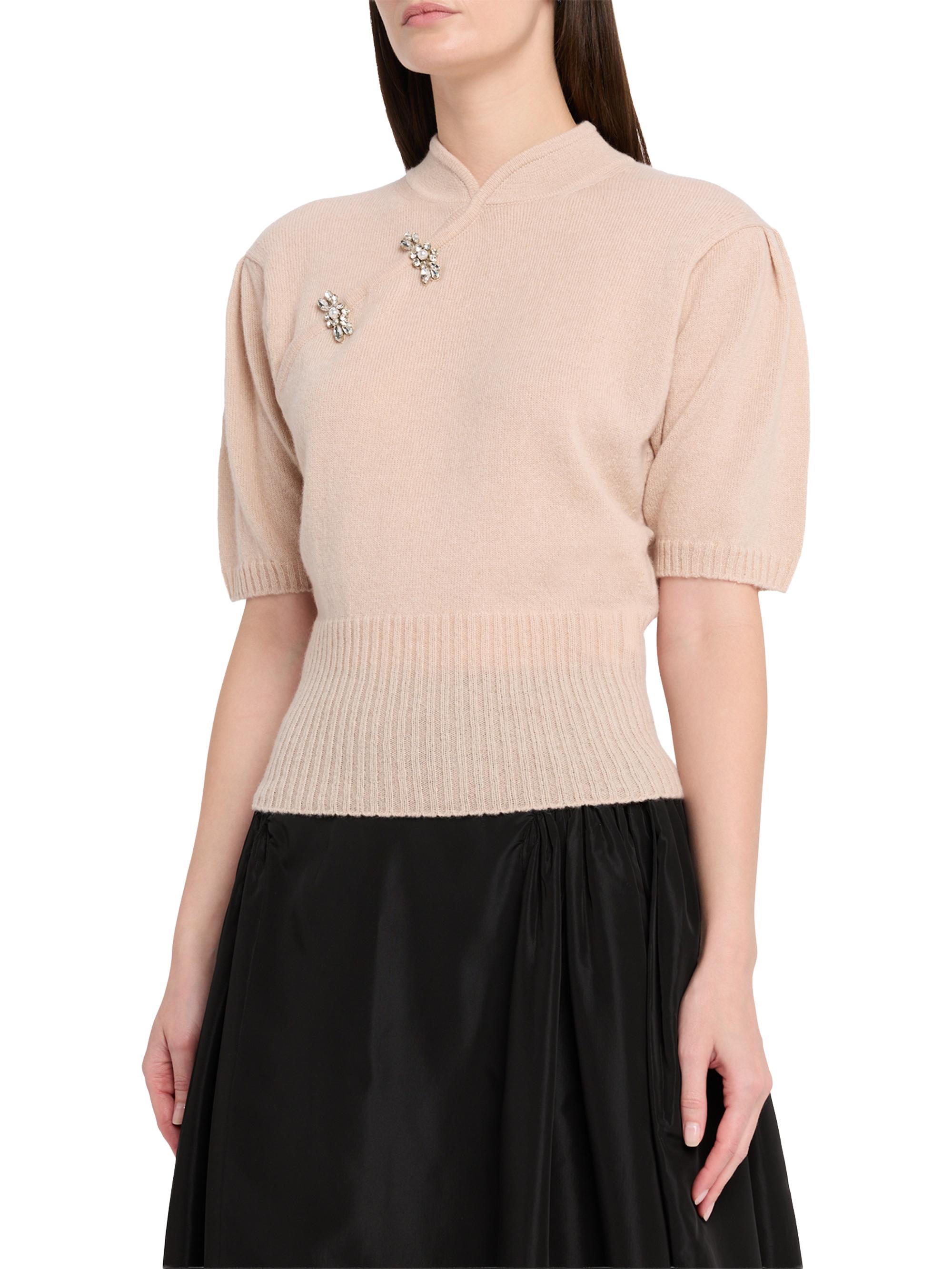 simonerocha トップス　トレーナー　XS Simone Rocha Embellished Cashmere Sweater | Saks Fifth Avenue