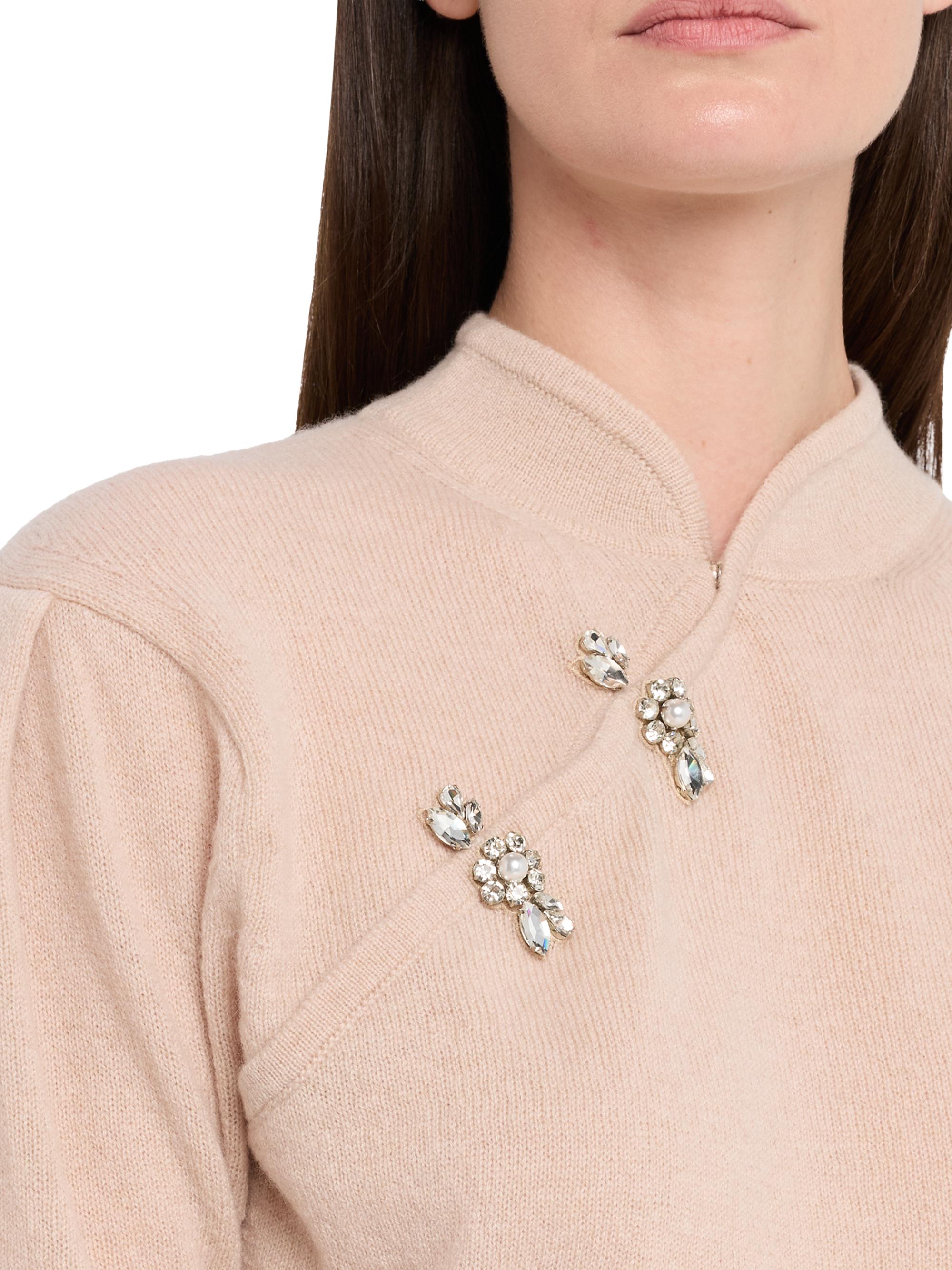 Simone Rocha Embellished Cashmere Sweater | Saks Fifth Avenue