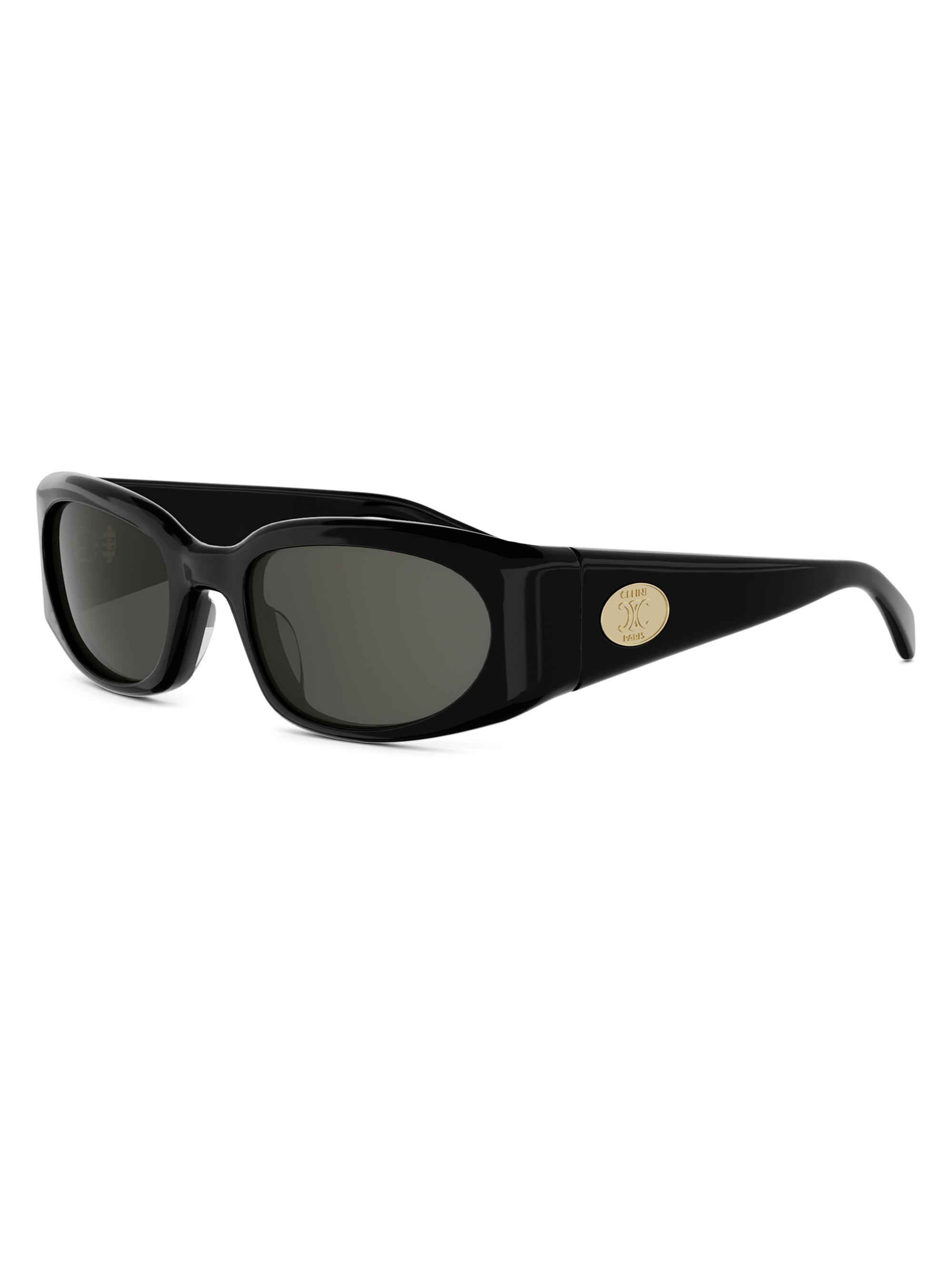 CELINE Men's Journey 57MM Geometric Sunglasses - Black - Men's Accessories