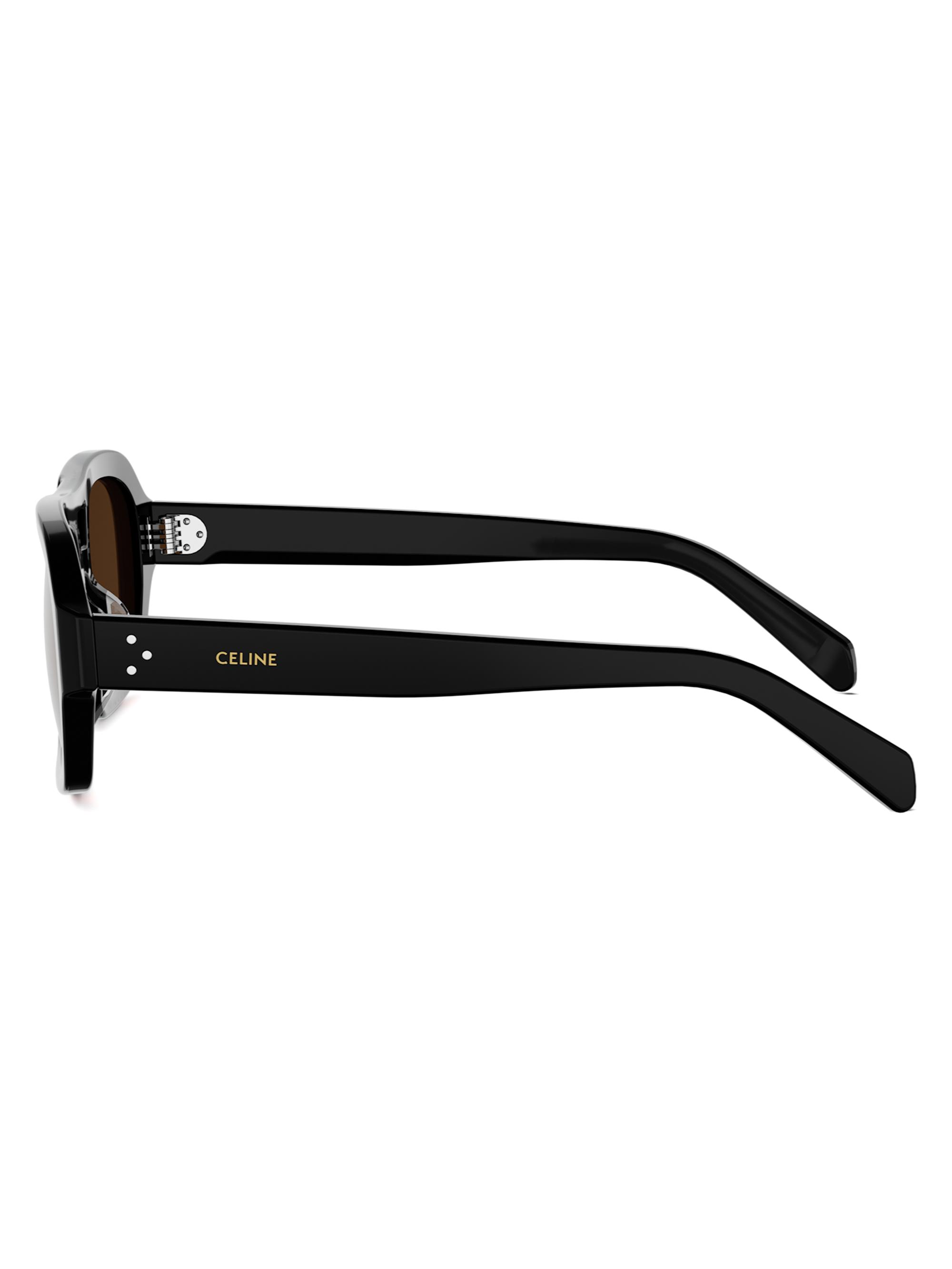 CELINE CELINE 3 Dots 53MM Pilot Sunglasses | Saks Fifth Avenue