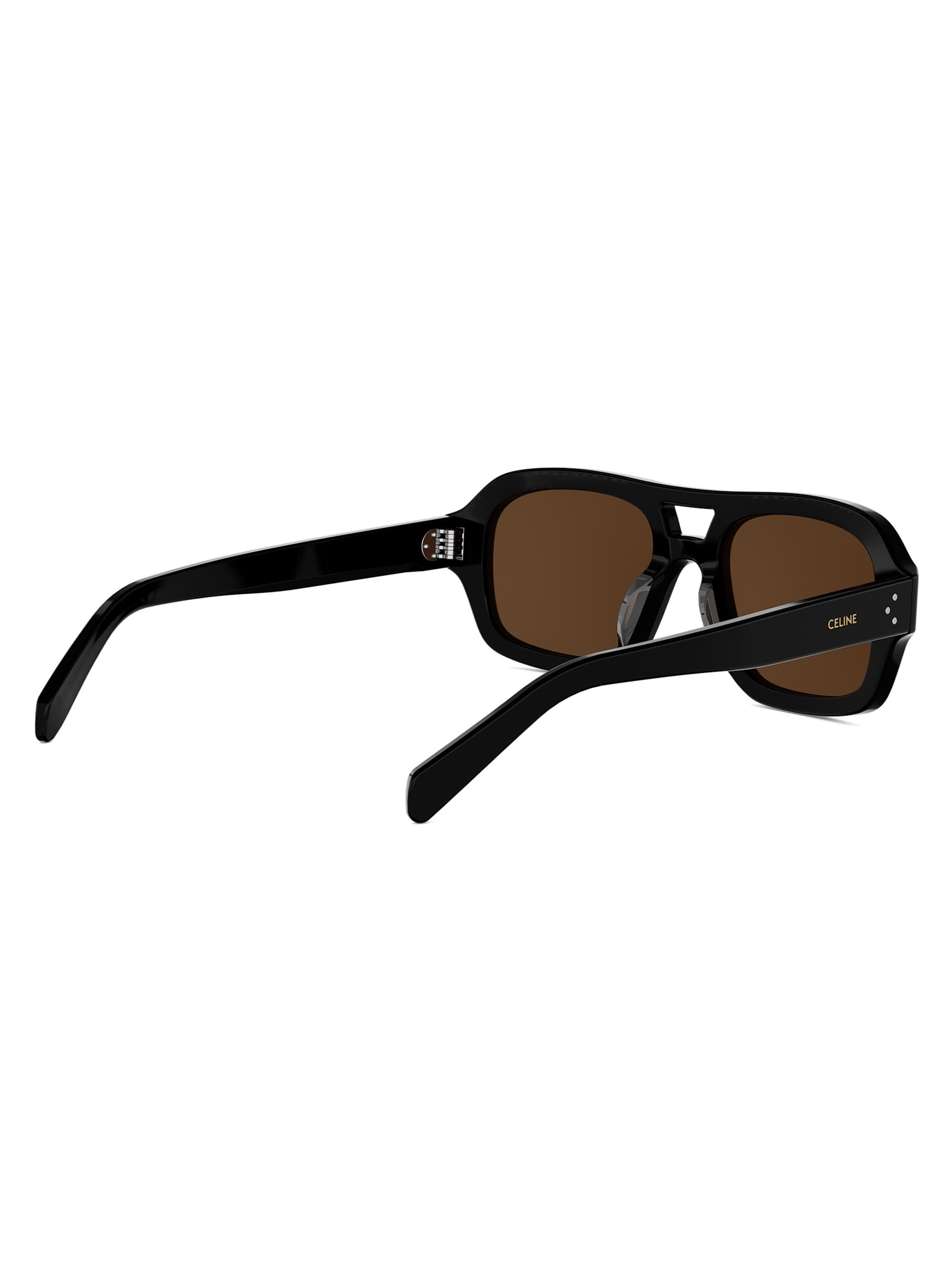 CELINE CELINE 3 Dots 53MM Pilot Sunglasses | Saks Fifth Avenue