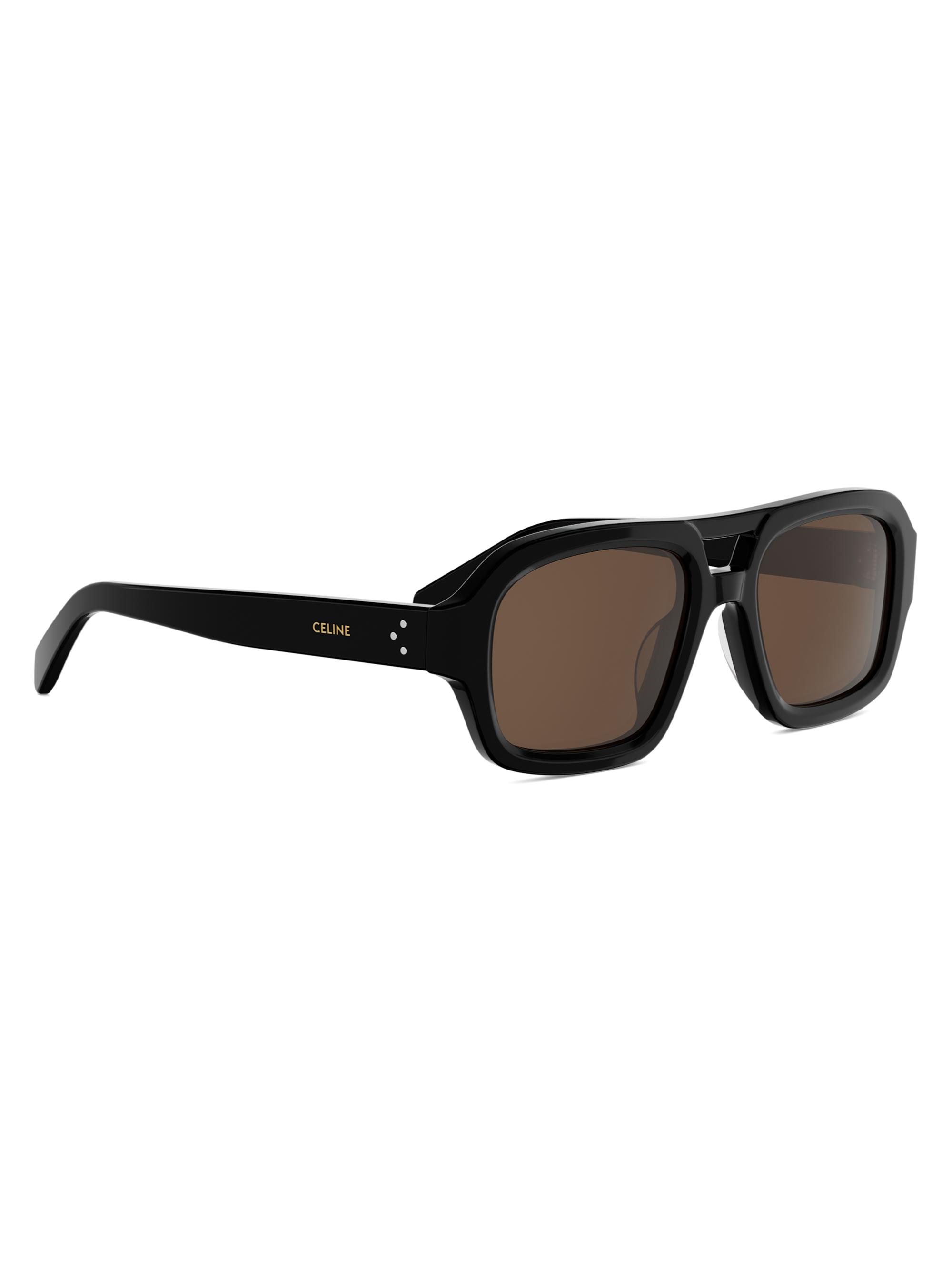 CELINE CELINE 3 Dots 53MM Pilot Sunglasses | Saks Fifth Avenue