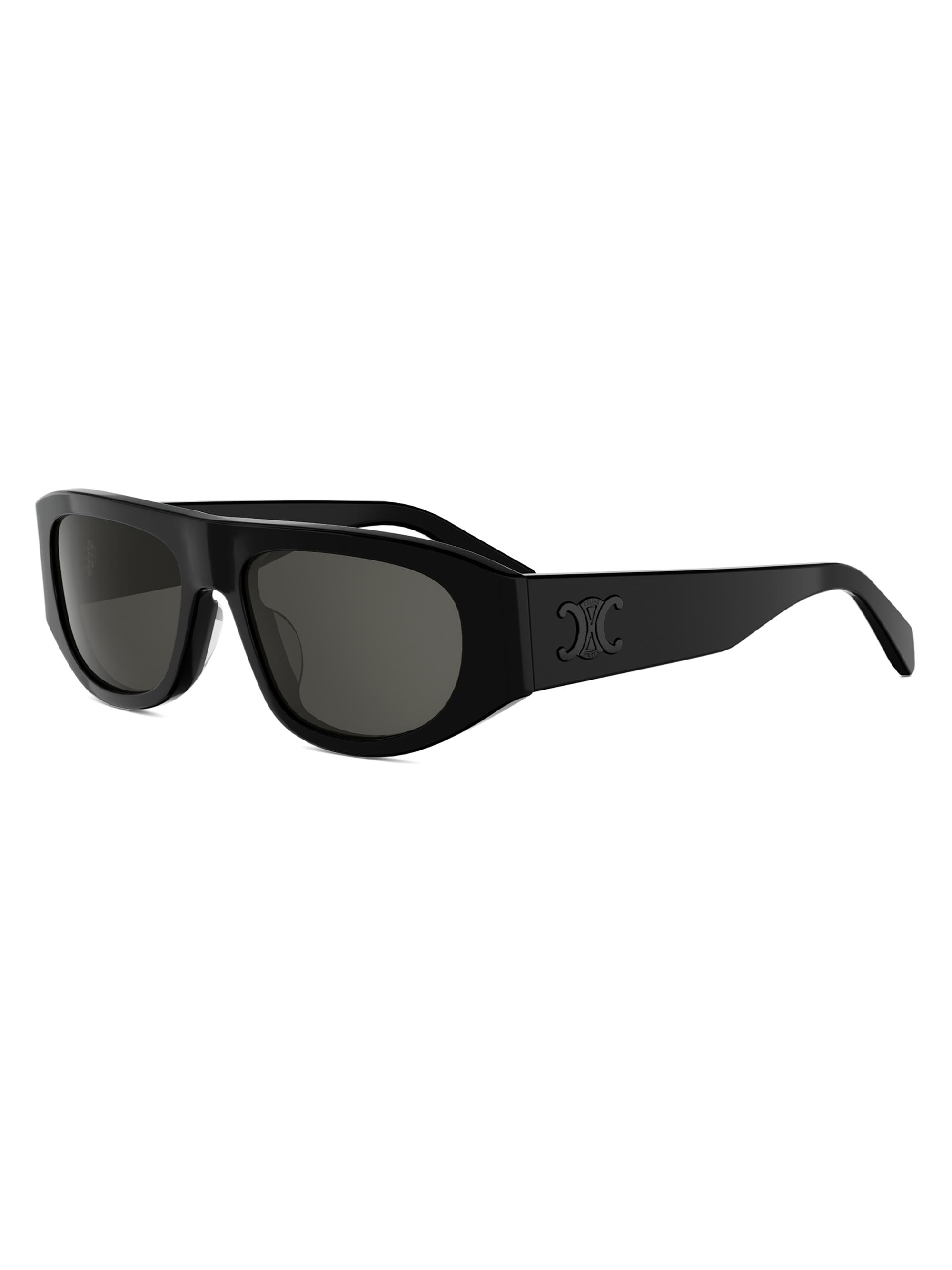 セリーヌ CELINE Rhinestone Triomphe 59MM Square Sunglasses | Saks Fifth Avenue