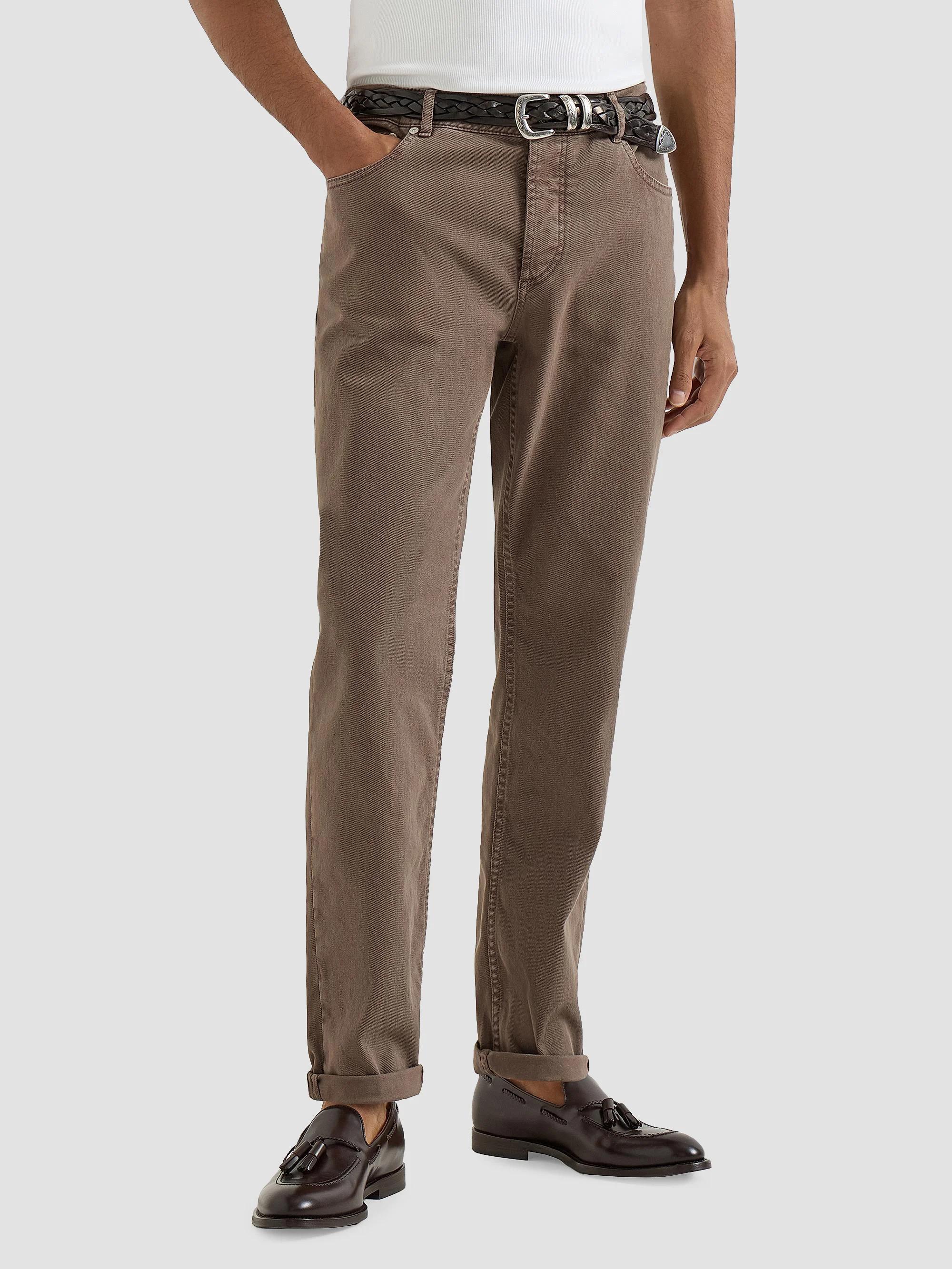 Brunello Cucinelli Lightweight Denim Traditional Fit Five Pocket