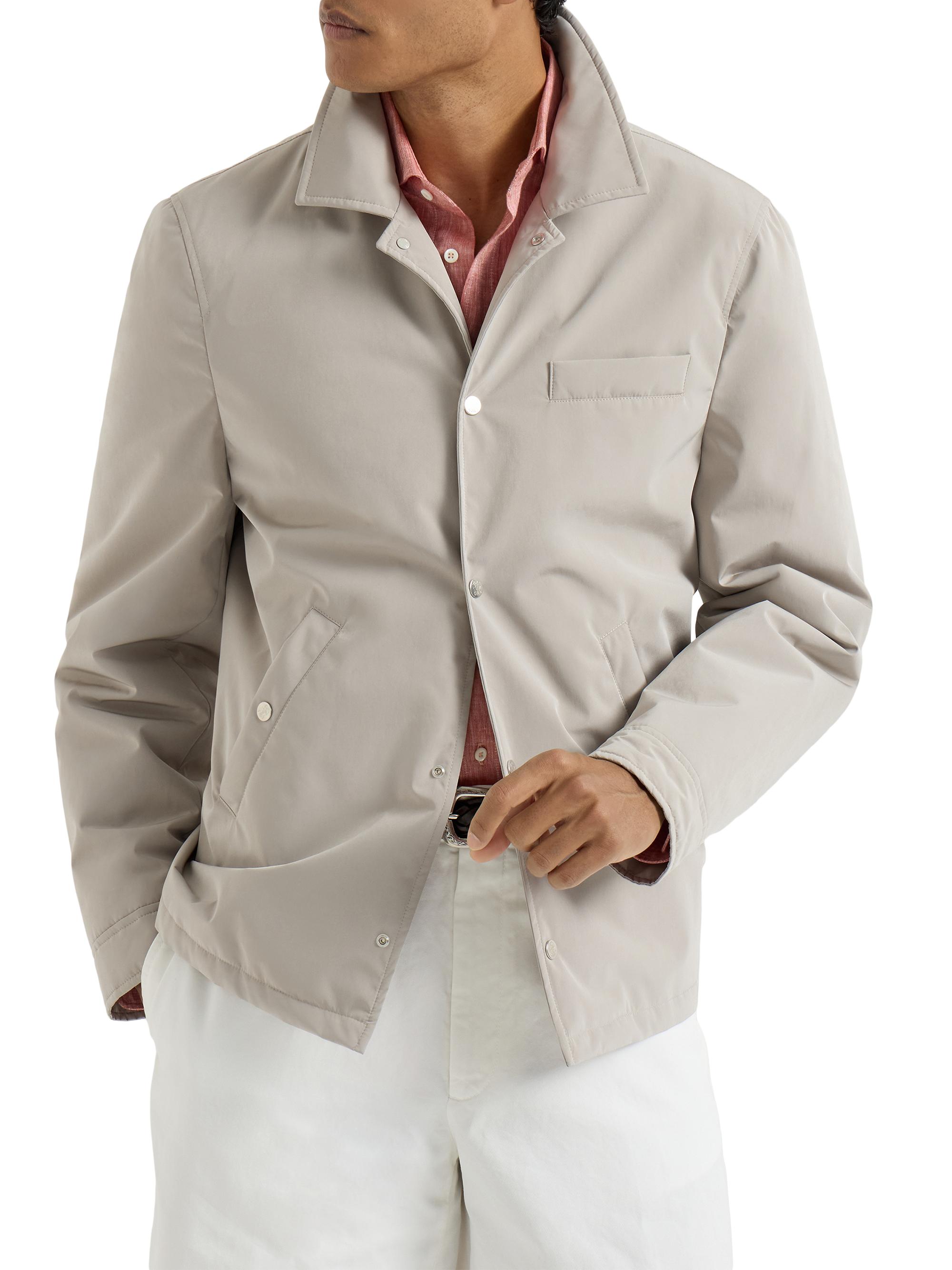 Brunello Cucinelli Bonded Nylon Outerwear Jacket with Thermore
