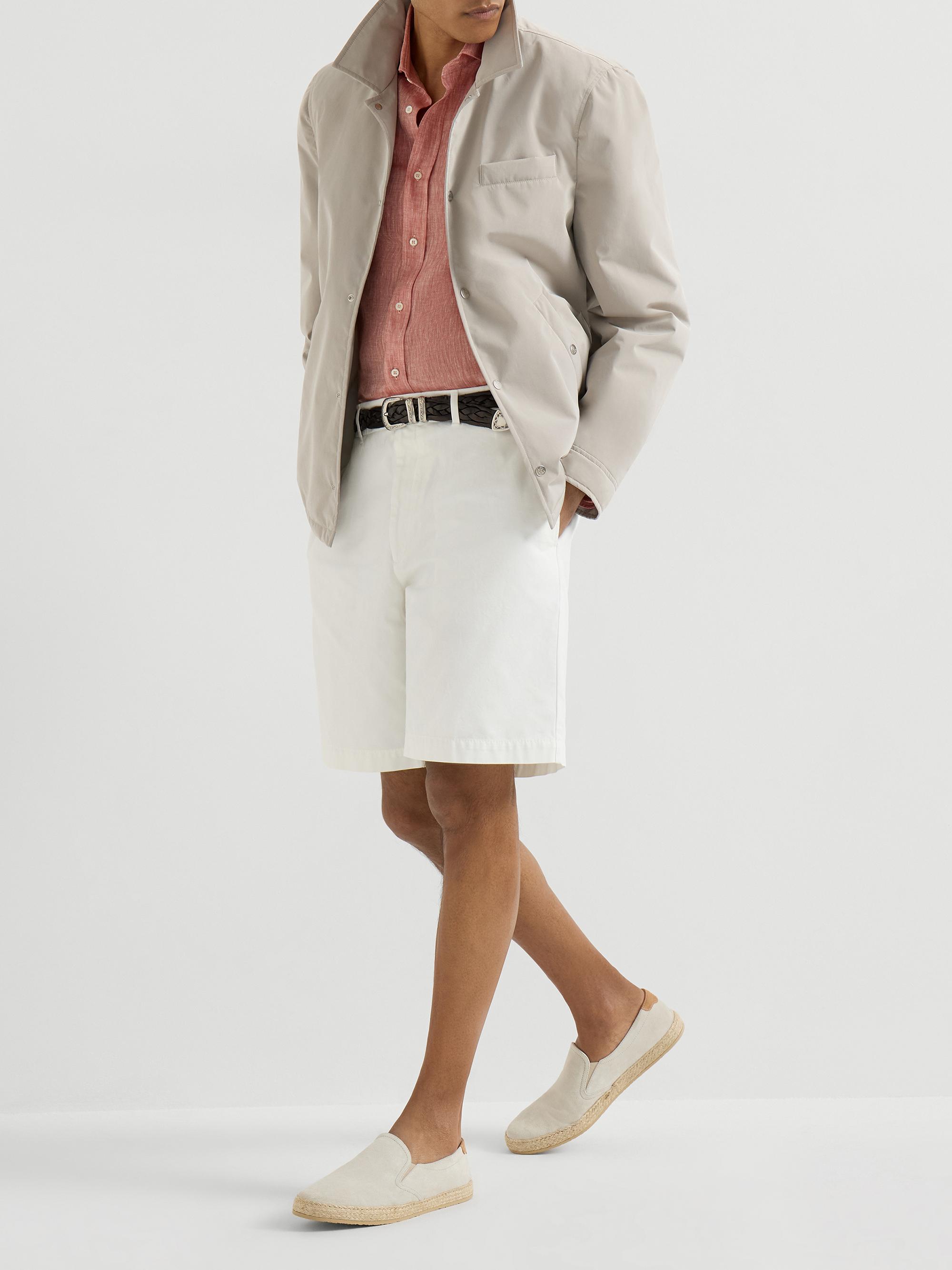 BRUNELLO CUCINELLI ポリエステルナイロンアウター 52サイズ Brunello Cucinelli Bonded Nylon Outerwear Jacket with Thermore