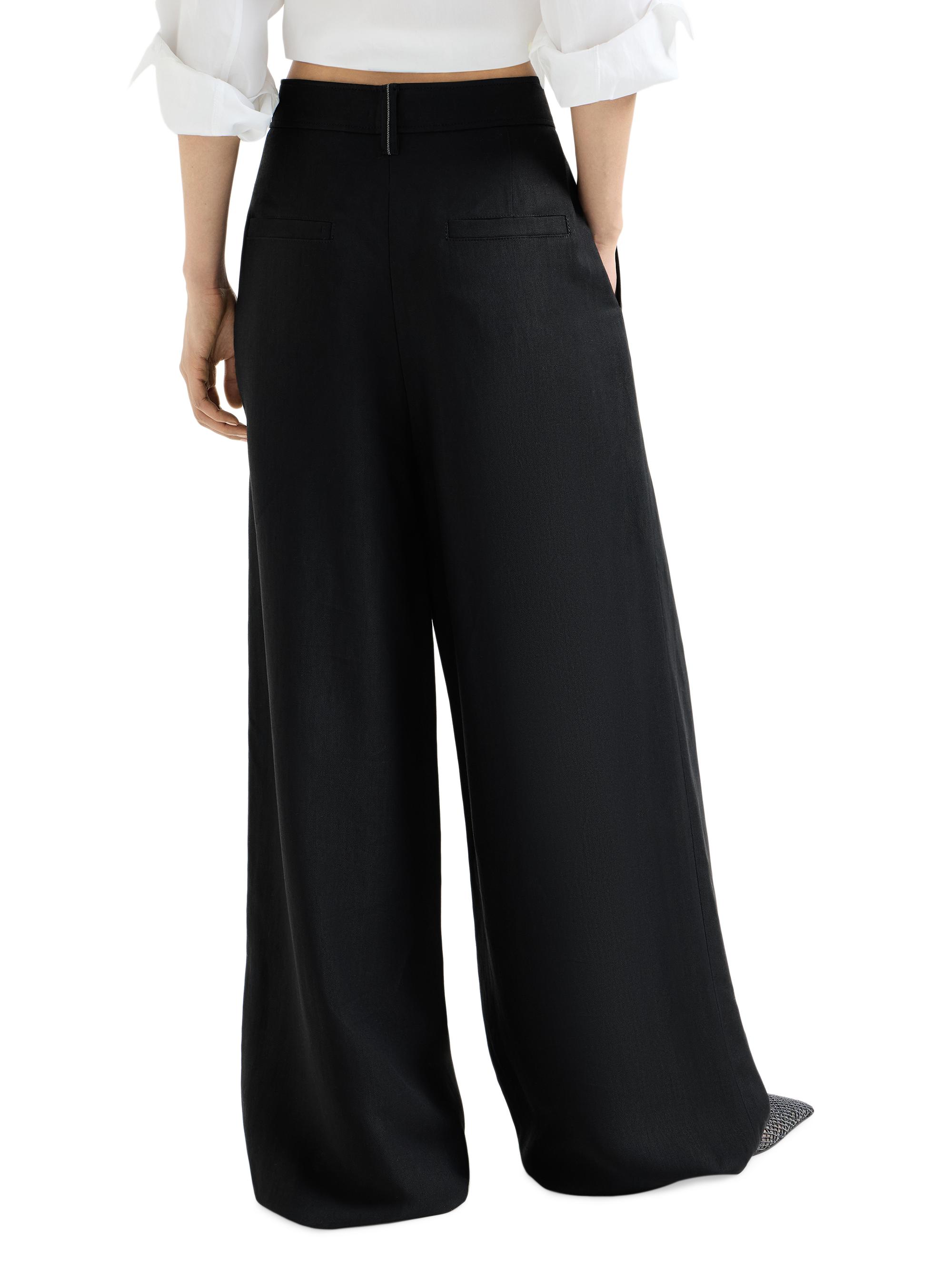 Brunello Cucinelli Viscose and Linen Fluid Twill Sartorial Wrap