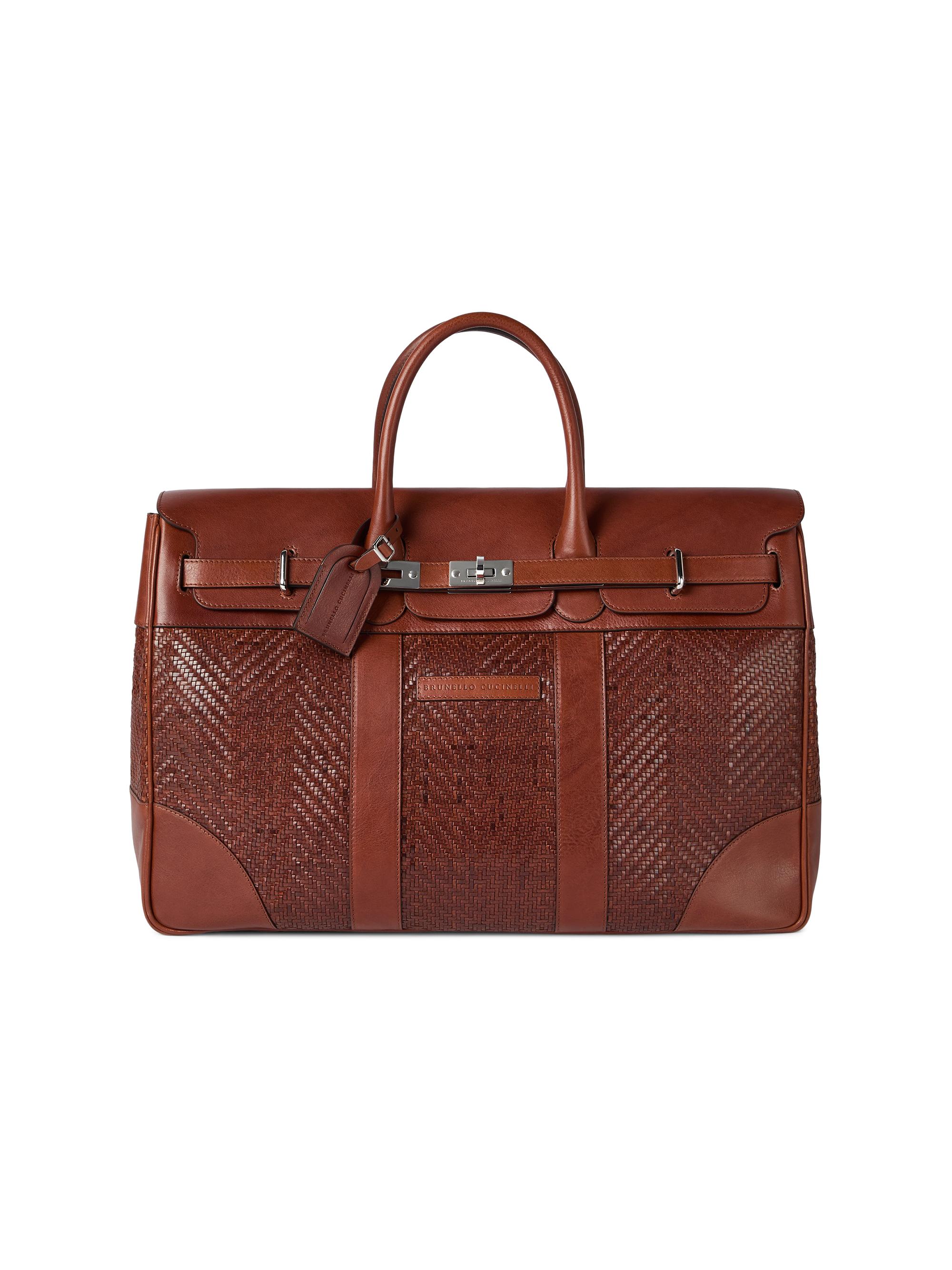 Brunello Cucinelli Burnished Calfskin Country Bag | Saks Fifth Avenue