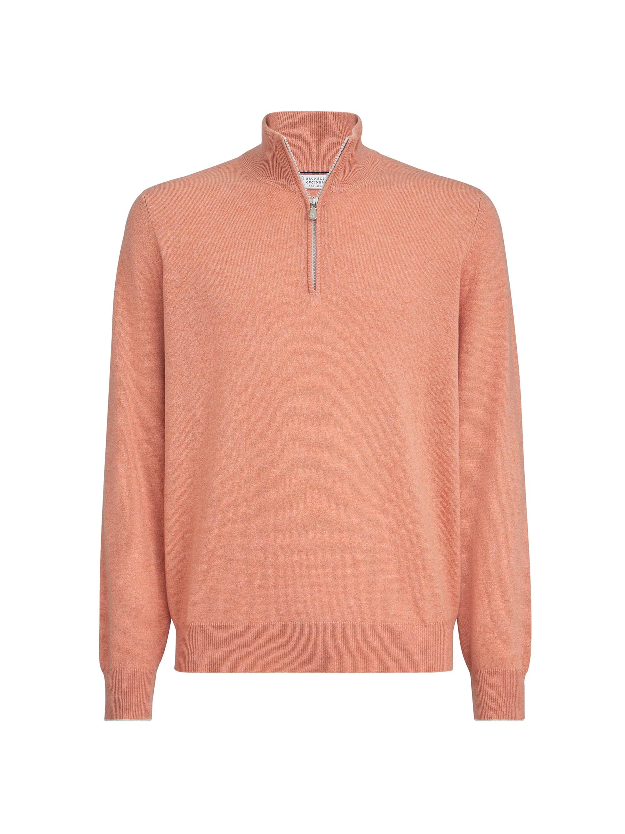 Brunello Cucinelli Cashmere Sweater with Half Zip | Saks Fifth Avenue