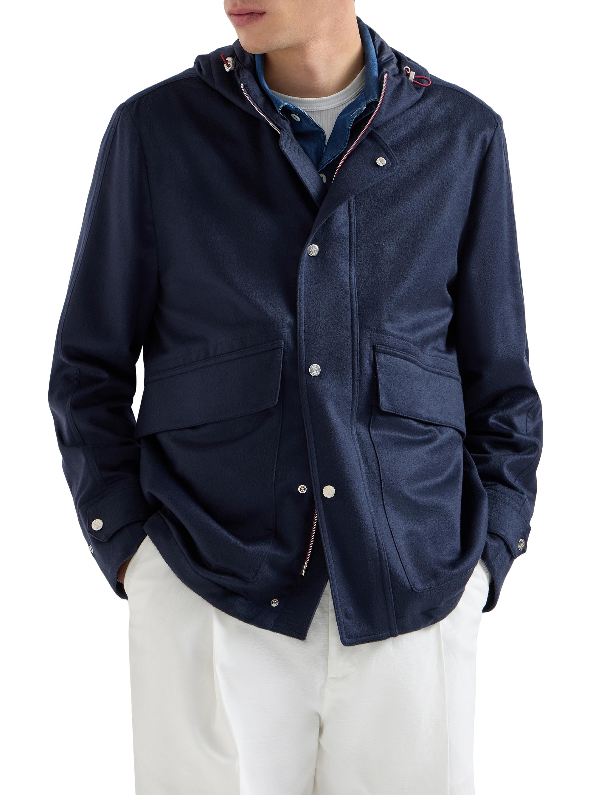 BRUNELLO CUCINELLI パーカ　御専用です Brunello Cucinelli Lightweight Cashmere Flannel Parka | Saks Fifth