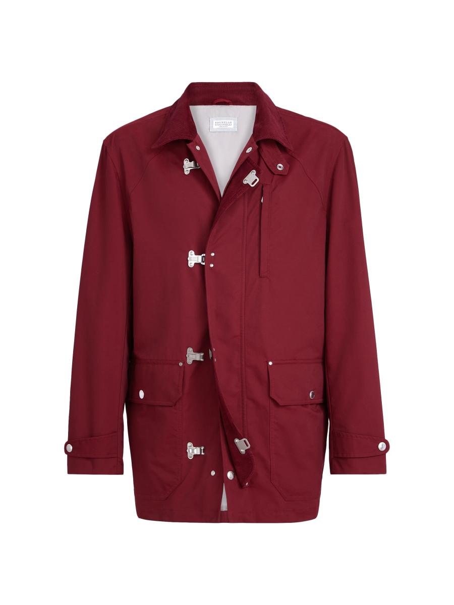 Brunello Cucinelli Water Resistant Techno Cotton Gabardine