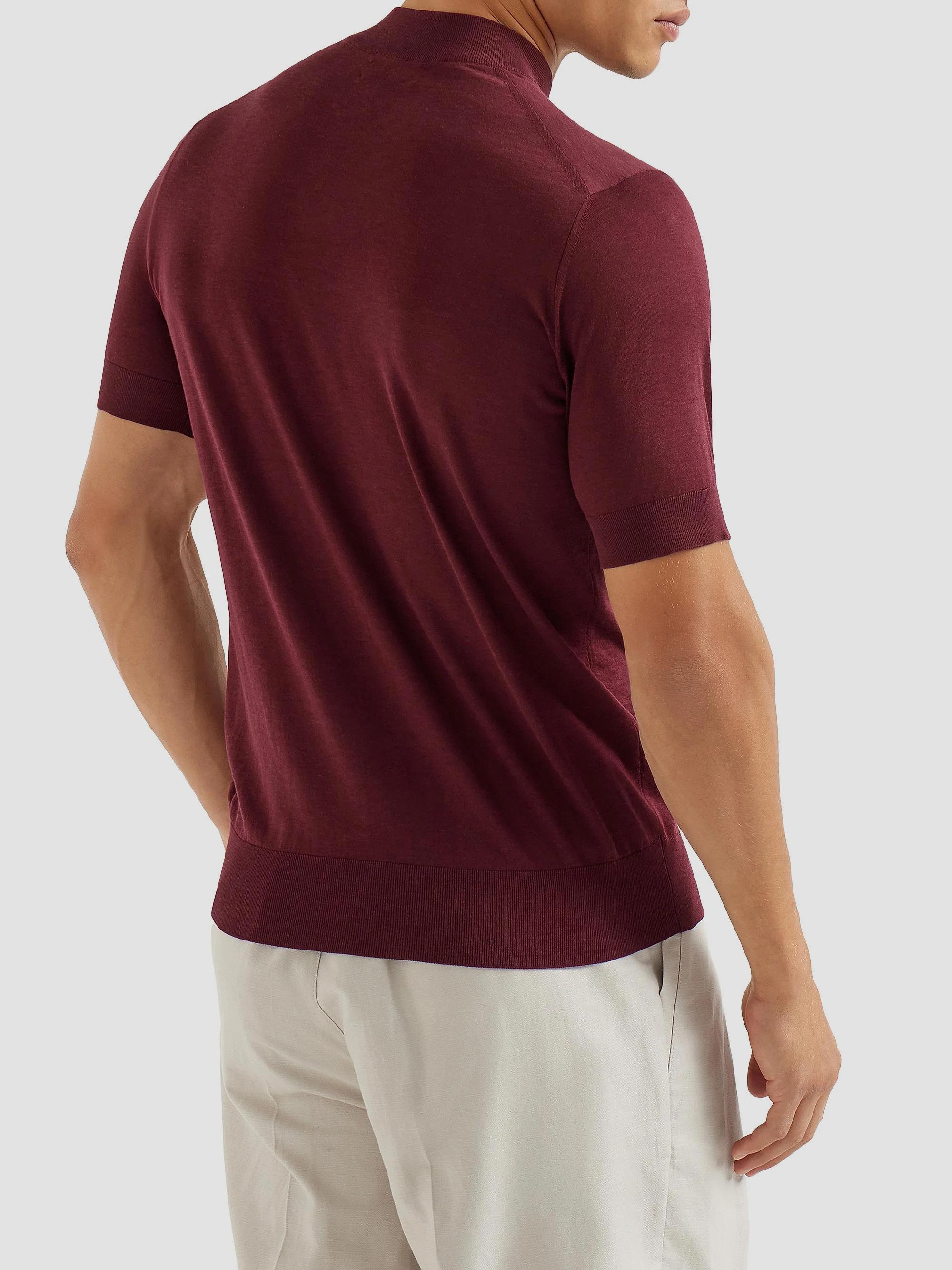 Brunello Cucinelli Lightweight Silk and Cotton Knit T-Shirt with