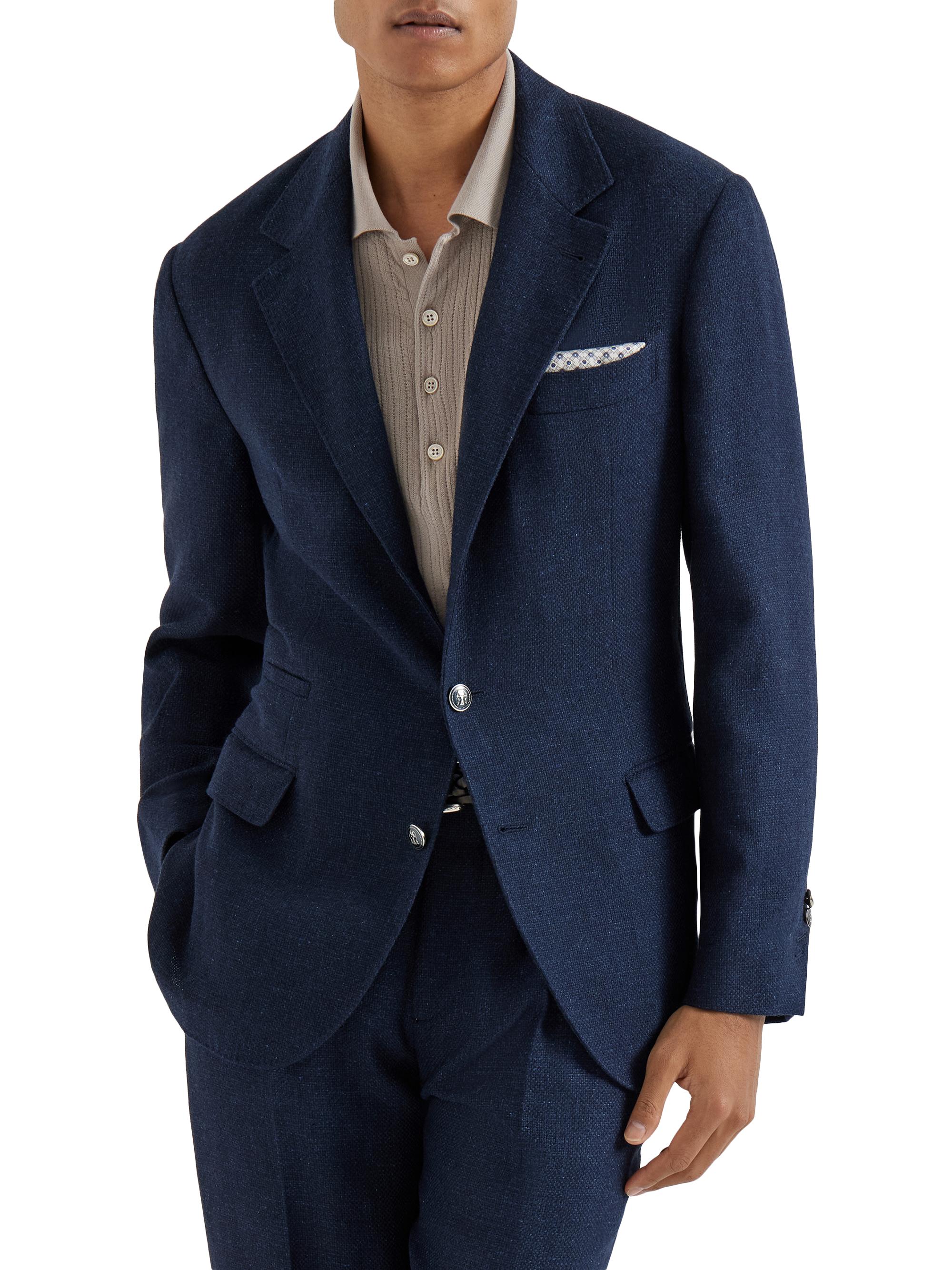 Prada Single Breasted Cotton Blend Blazer | Saks Fifth Avenue