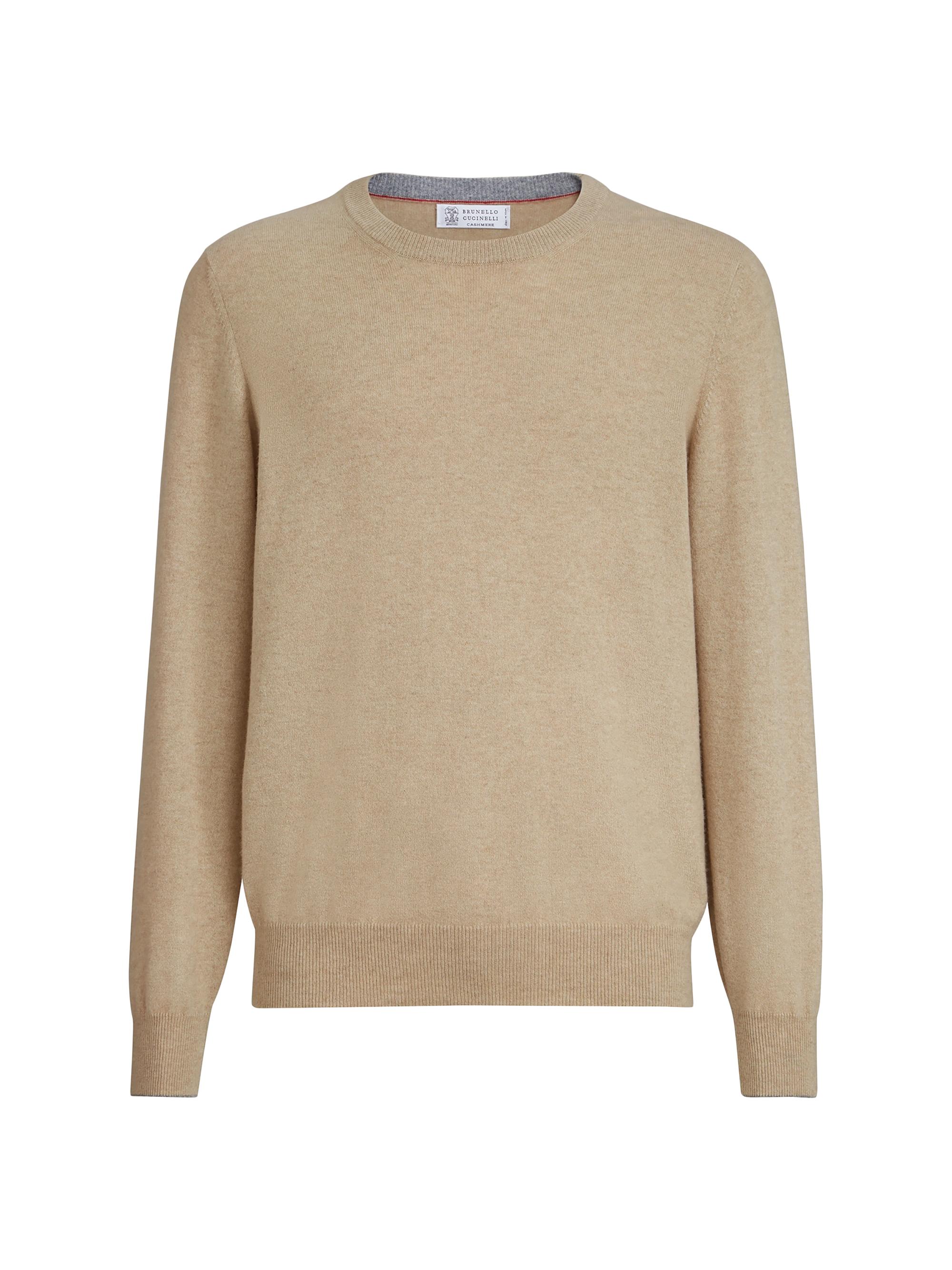 Brunello Cucinelli Virgin Wool, Silk and Cashmere Chiné Sweater