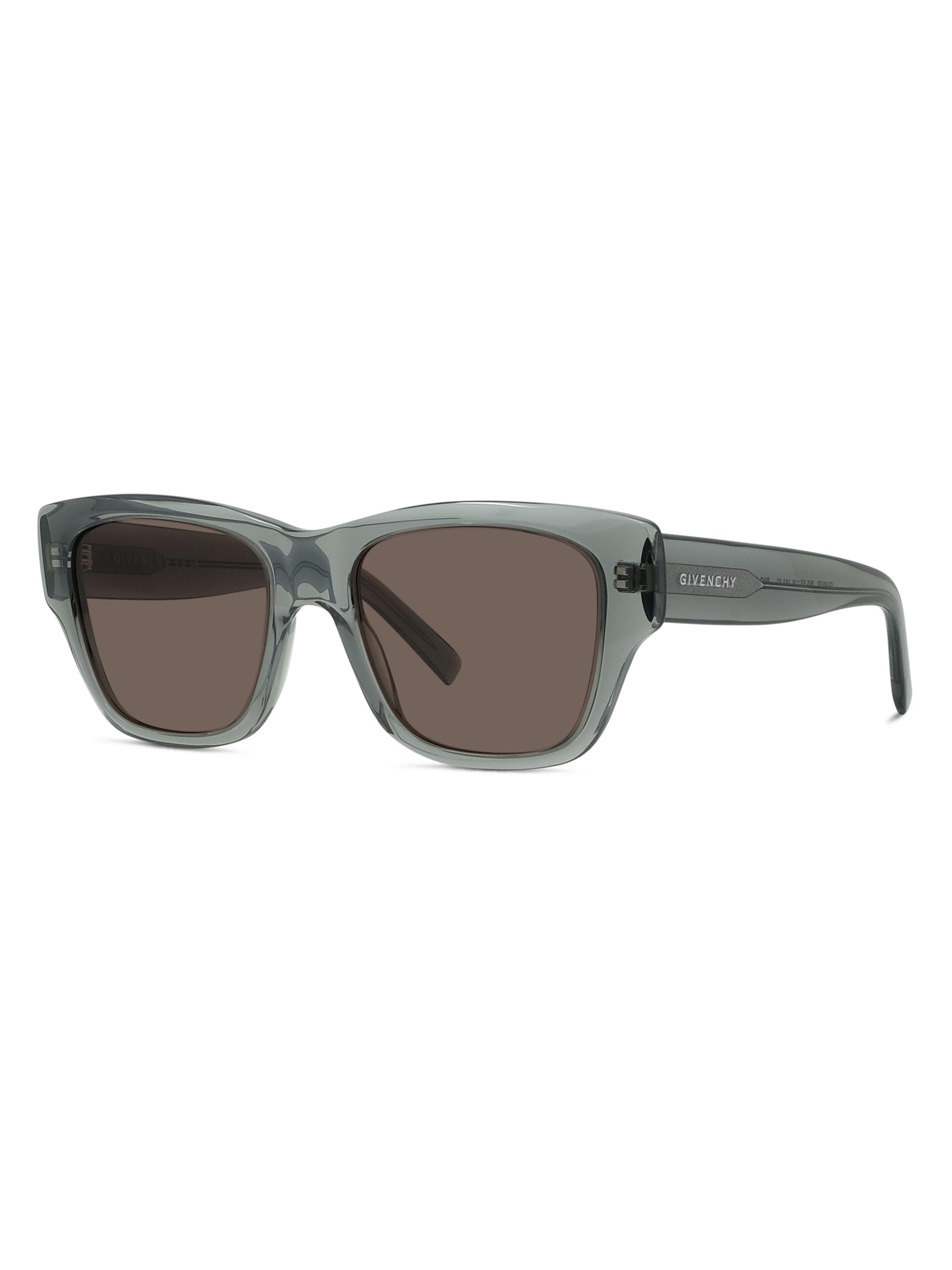Givenchy Men's City 53MM Geometric Sunglasses - Green Bordeaux