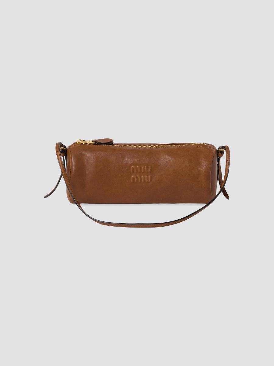 Miu Miu Nappa Leather Pouch | Saks Fifth Avenue