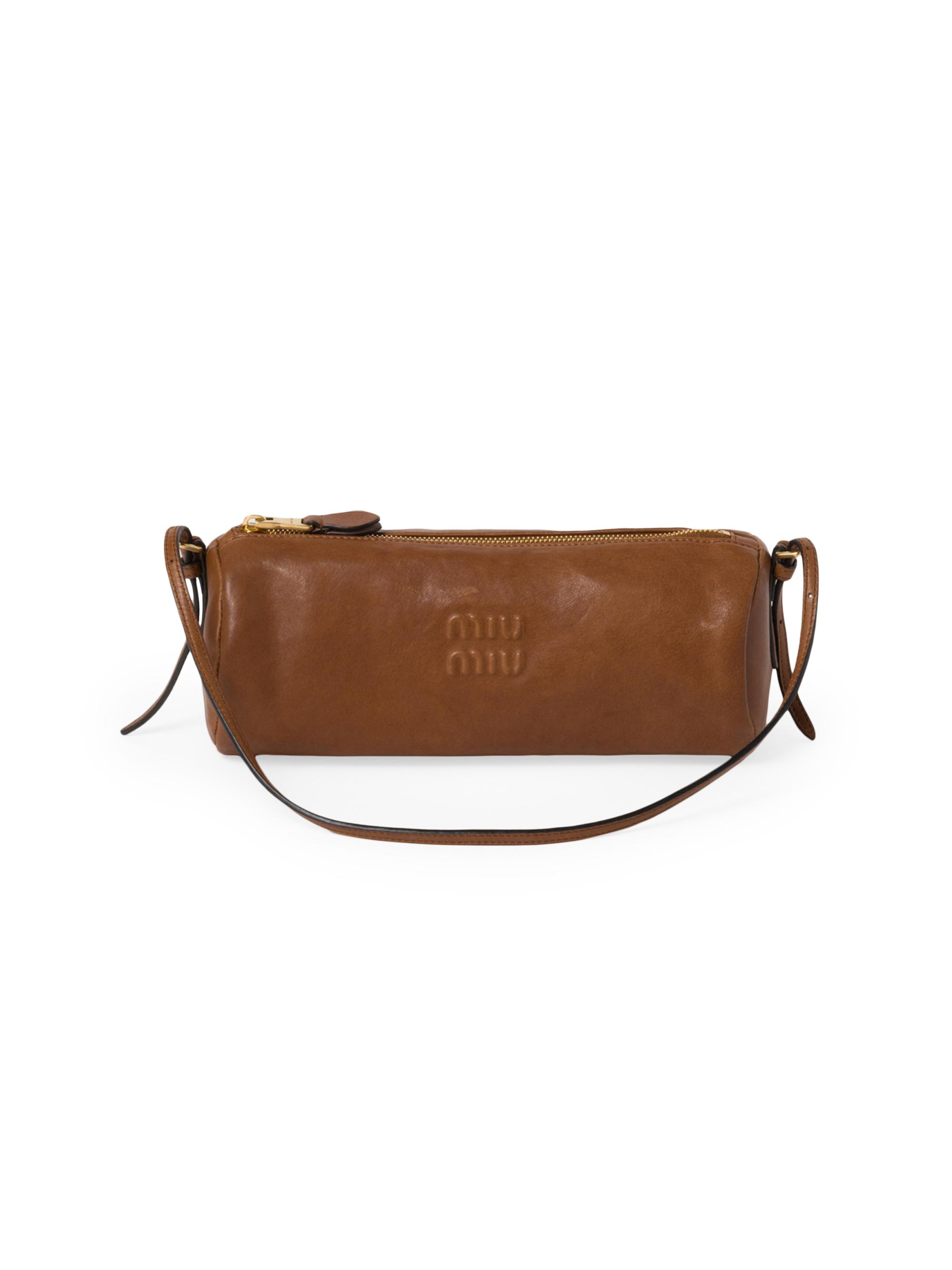 Miu Miu Nappa Leather Pouch | Saks Fifth Avenue