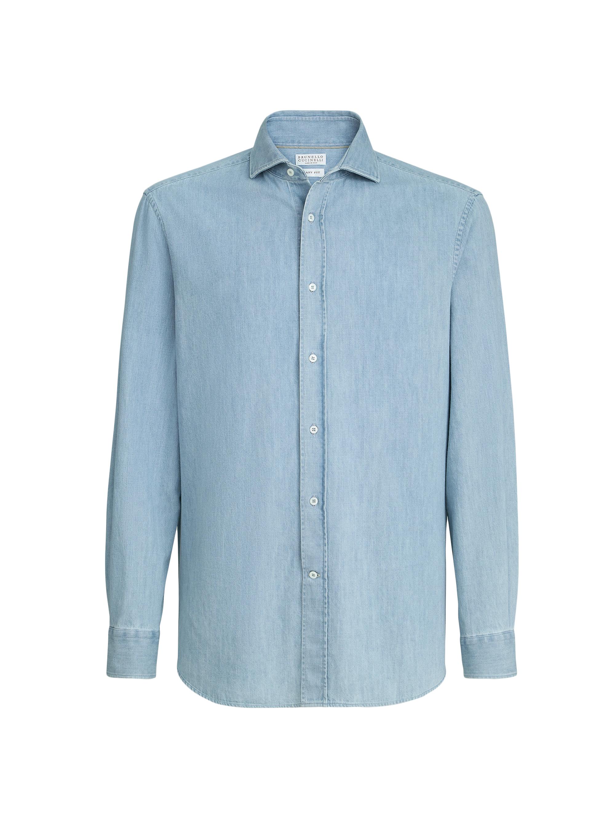 LOEWE Denim Long-Sleeve Shirt | Saks Fifth Avenue
