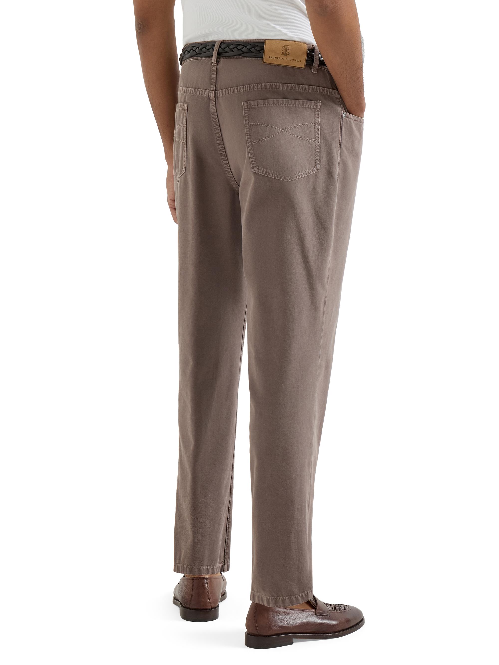 Brunello Cucinelli Garment Dyed Five Pocket Jeans in Twisted