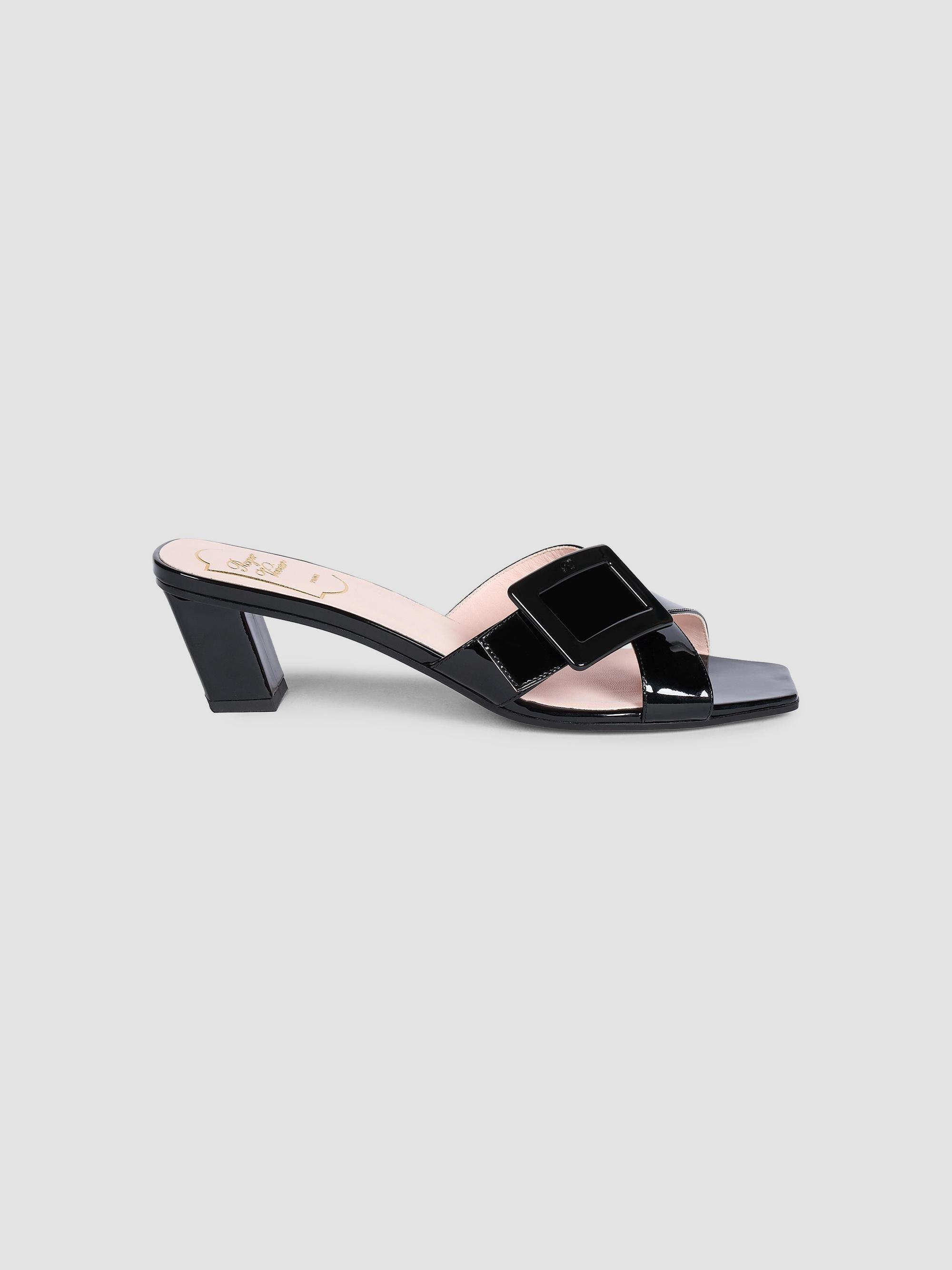 Pierre Hardy Bulles Circular Applique Leather Mules | Saks Fifth
