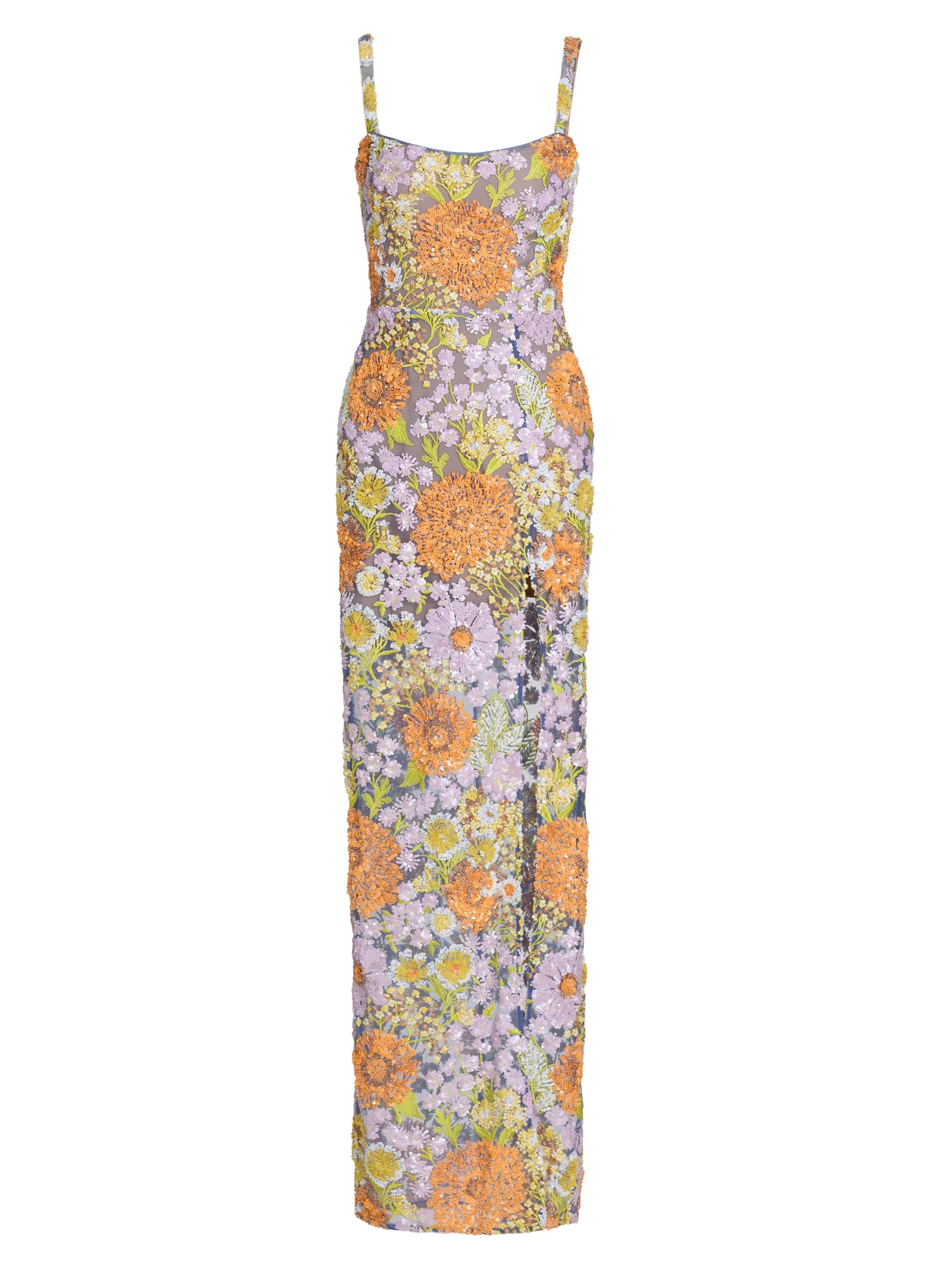 Bronx Banco Sabrina Embroidered A-Line Midi-Dress | Saks Fifth Avenue