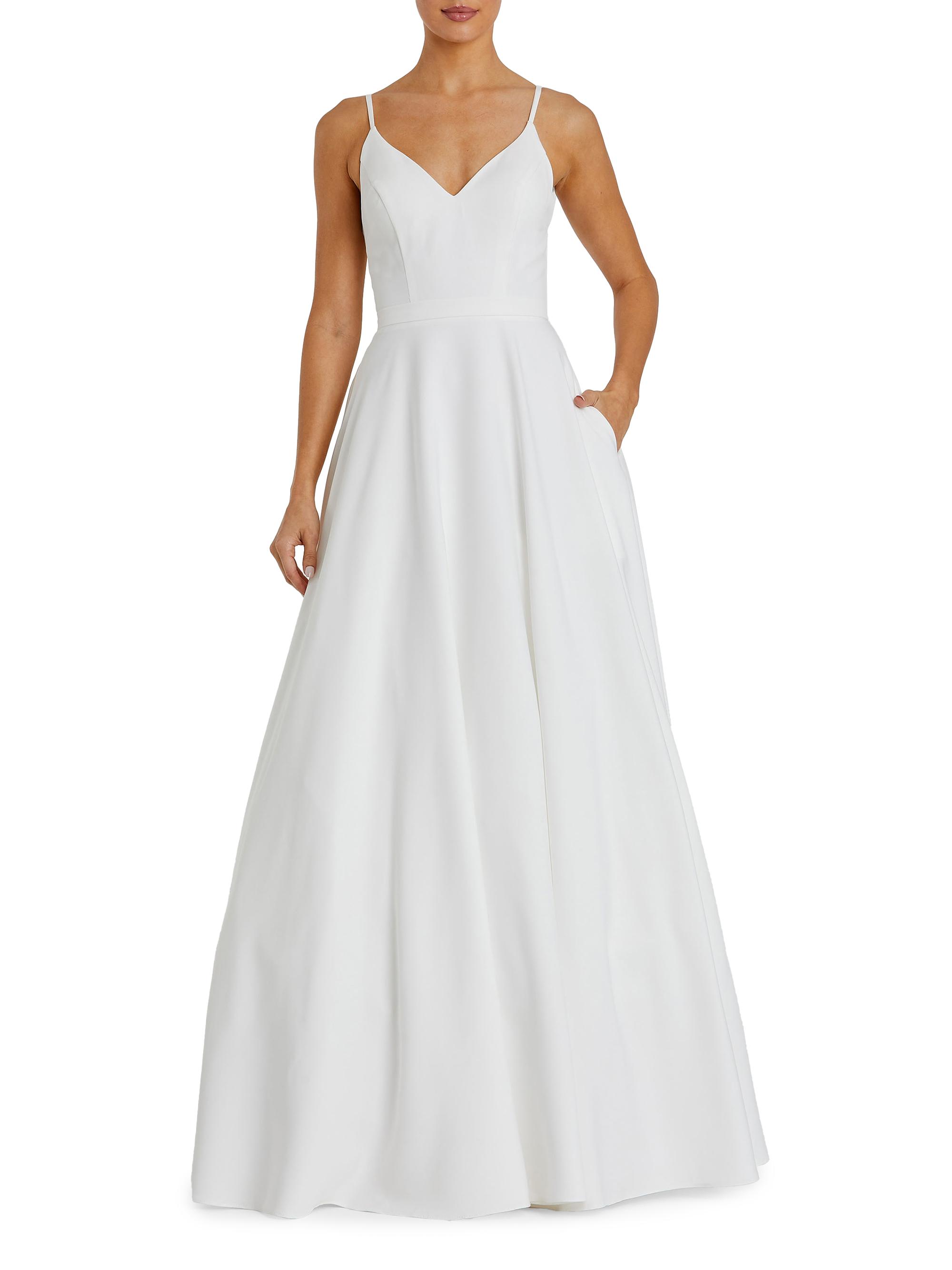 Women's White Designer Evening Gowns | Saks Fifth Avenue