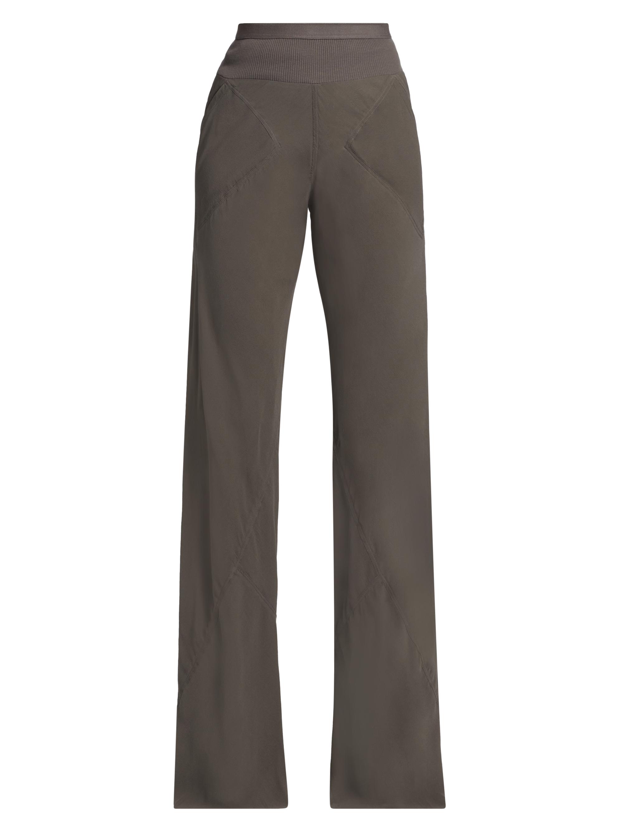 Rick Owens Women's Bias-Cut Silk Mid-Rise Pants - Dust