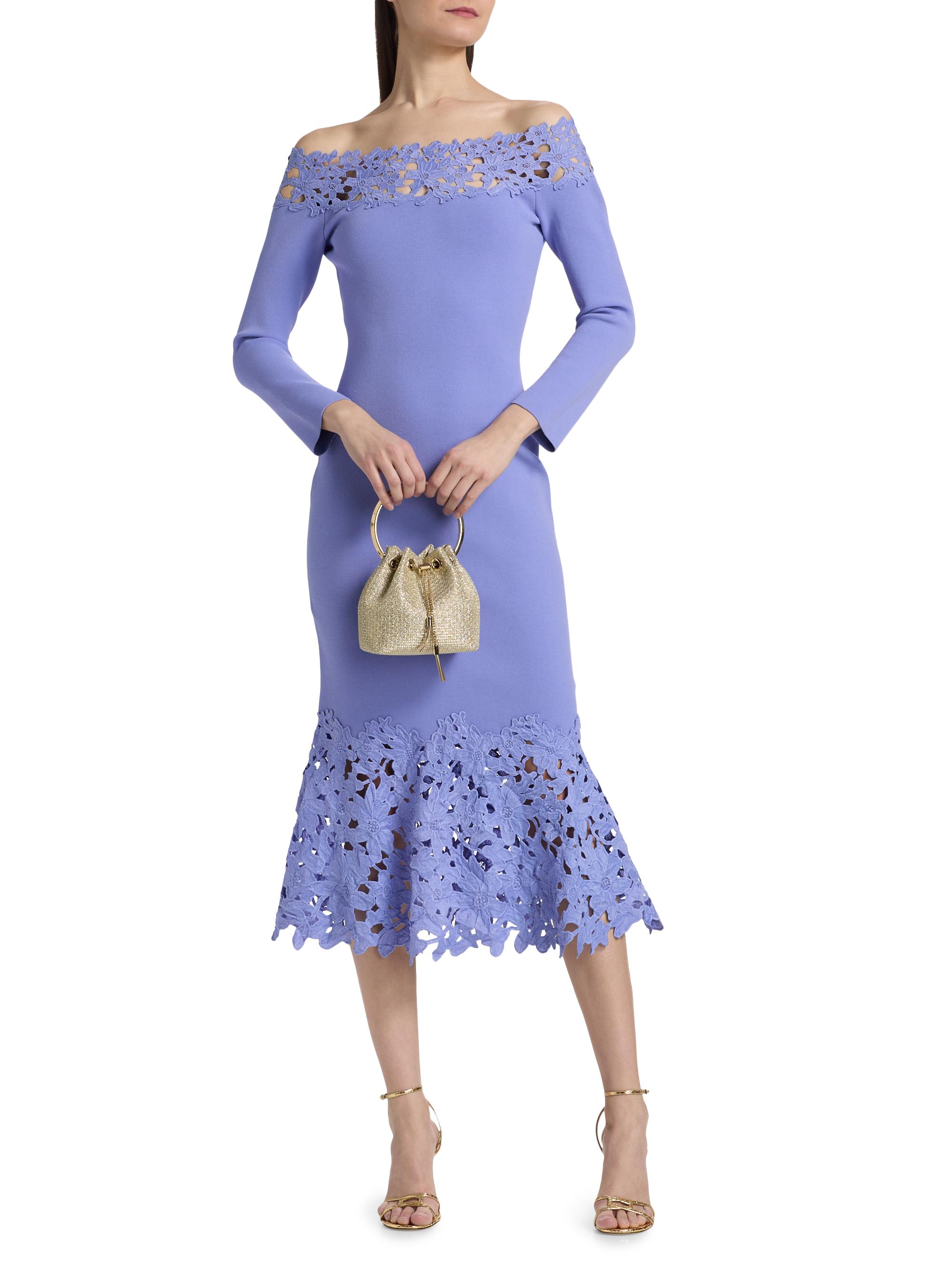floral guipure lace midi dress Floral Guipure Lace Dress