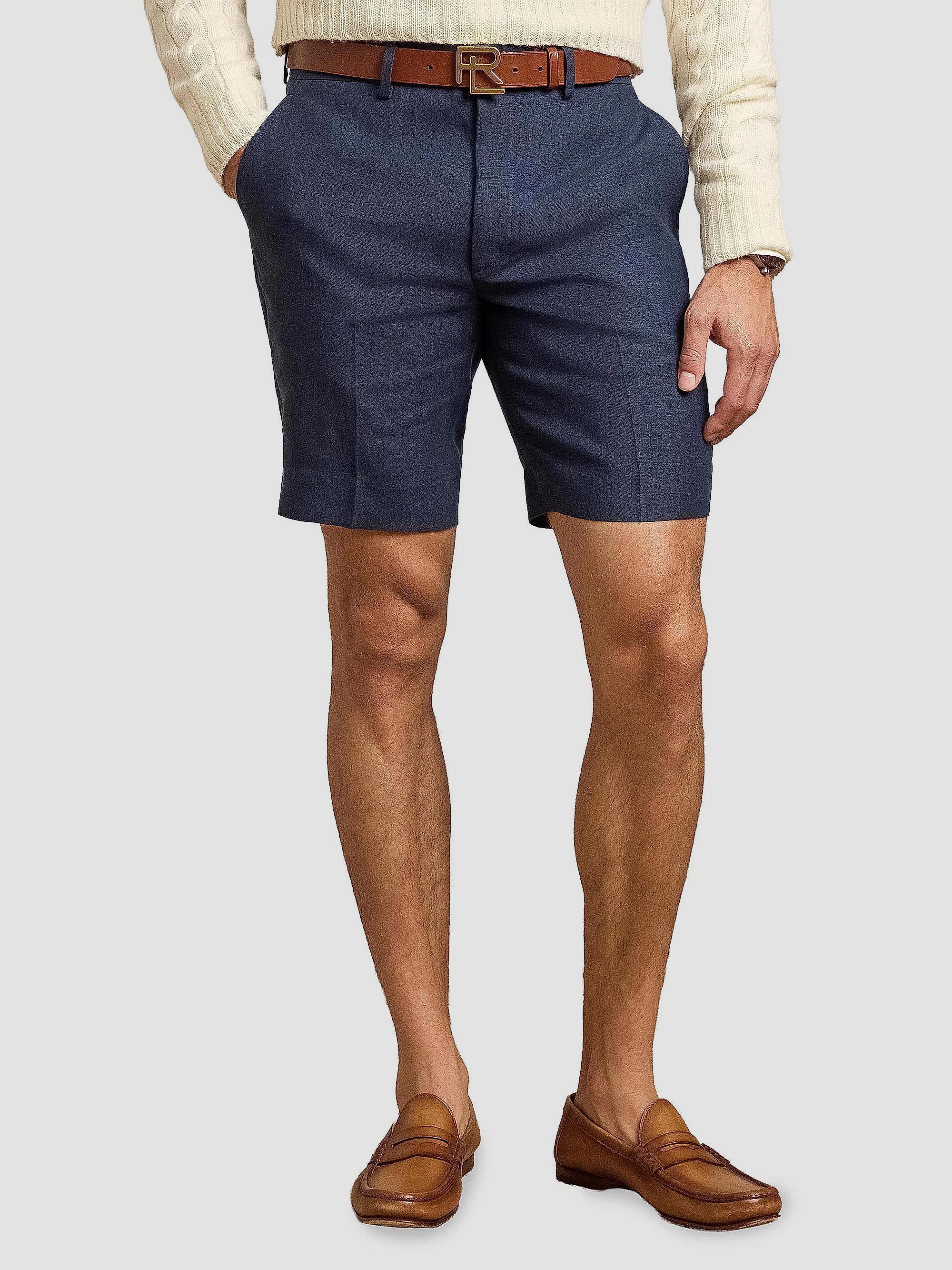 Ralph Lauren Purple Label Gregory Hand-Tailored Linen Shorts | Saks ...